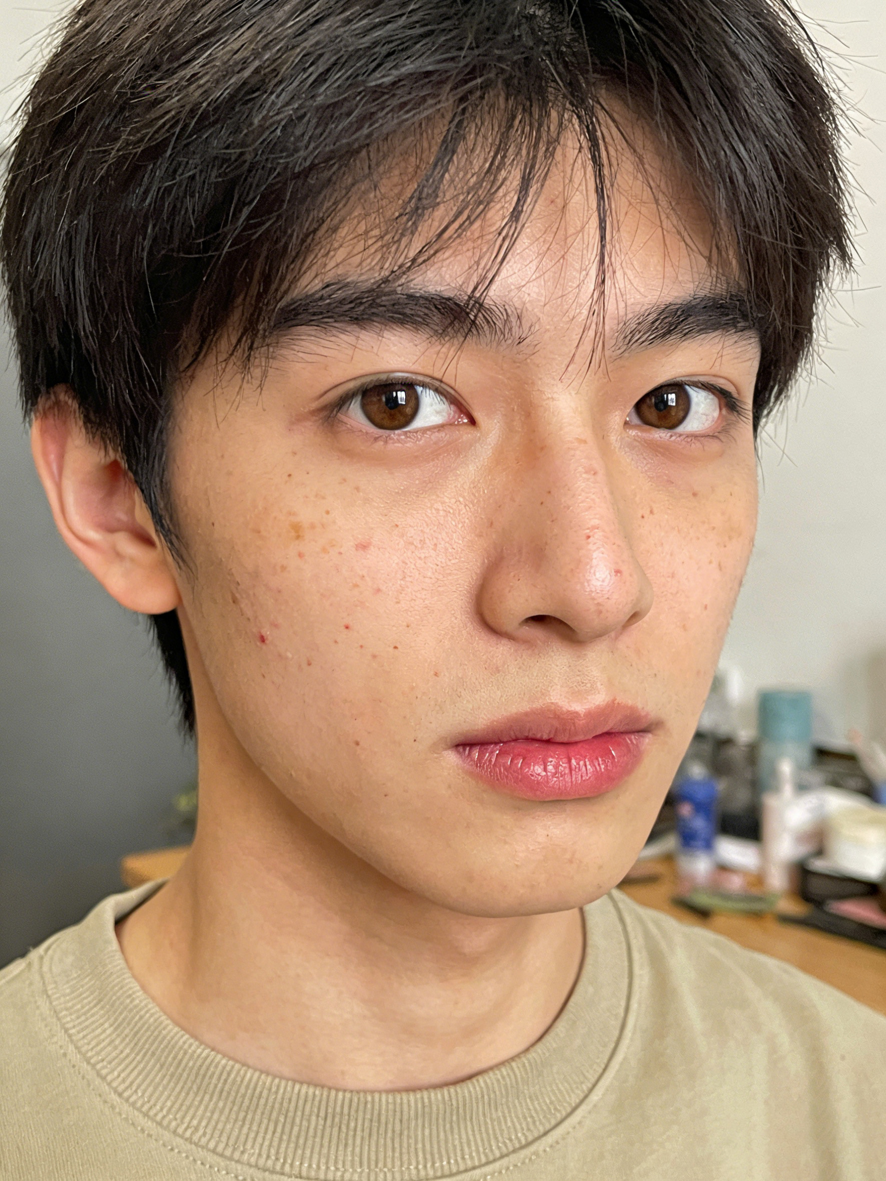 电商模特精修前