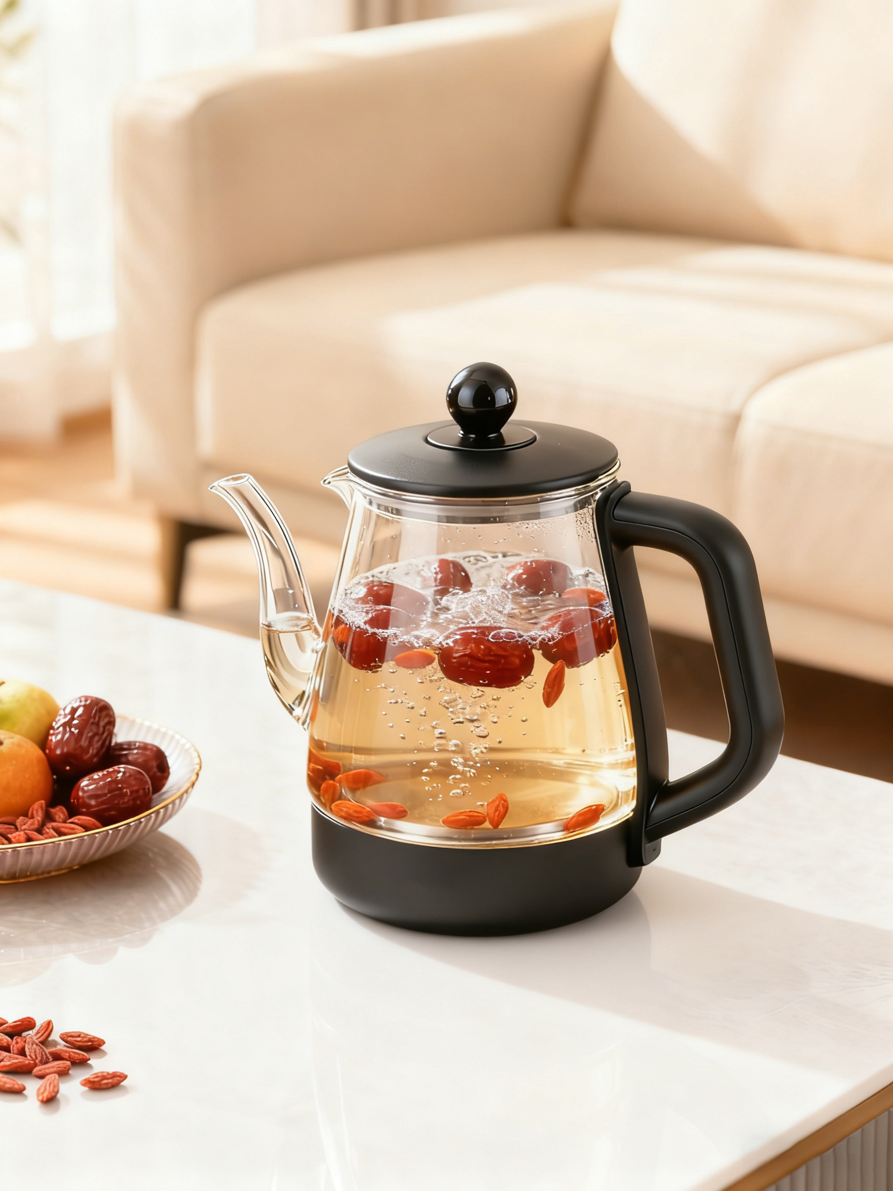 方瓶香水场景合成效果