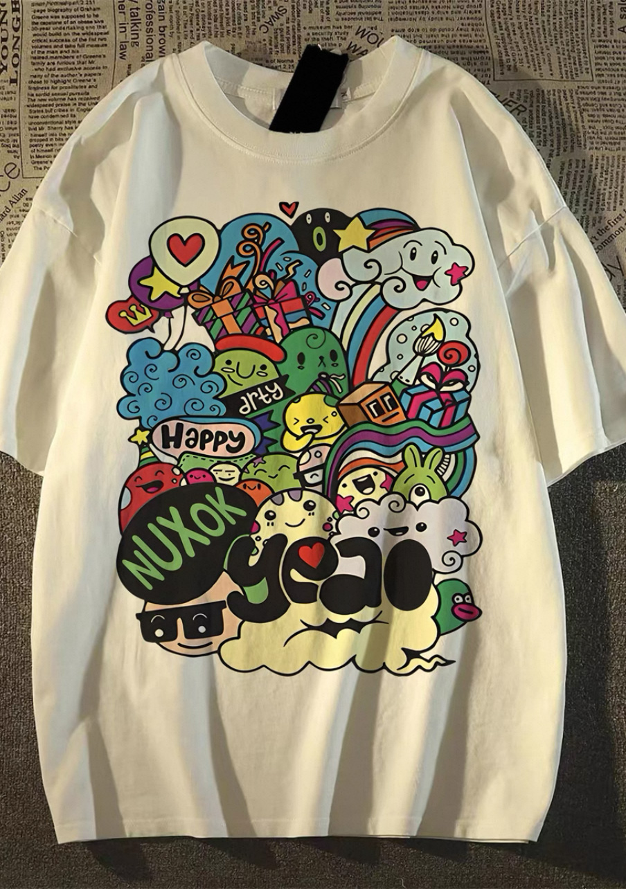 卡通涂鸦T恤原图