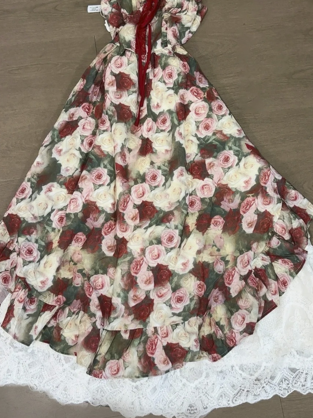 提取后的玫瑰纹样