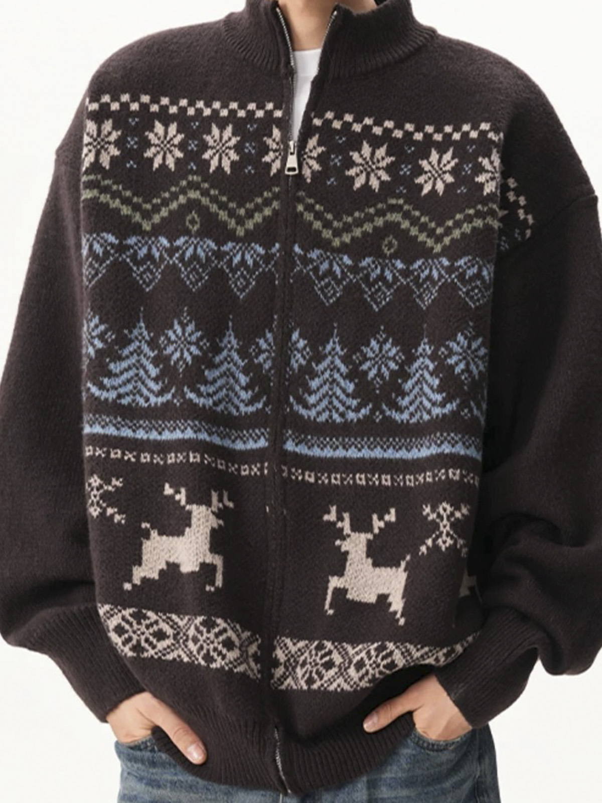 麋鹿圣诞毛衣原图