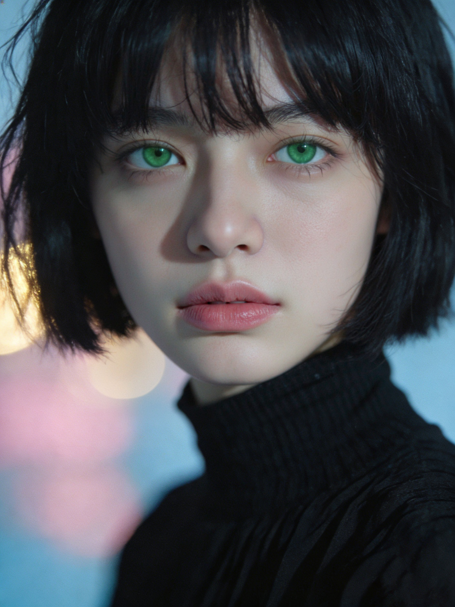 新手修图后皮肤精修完成