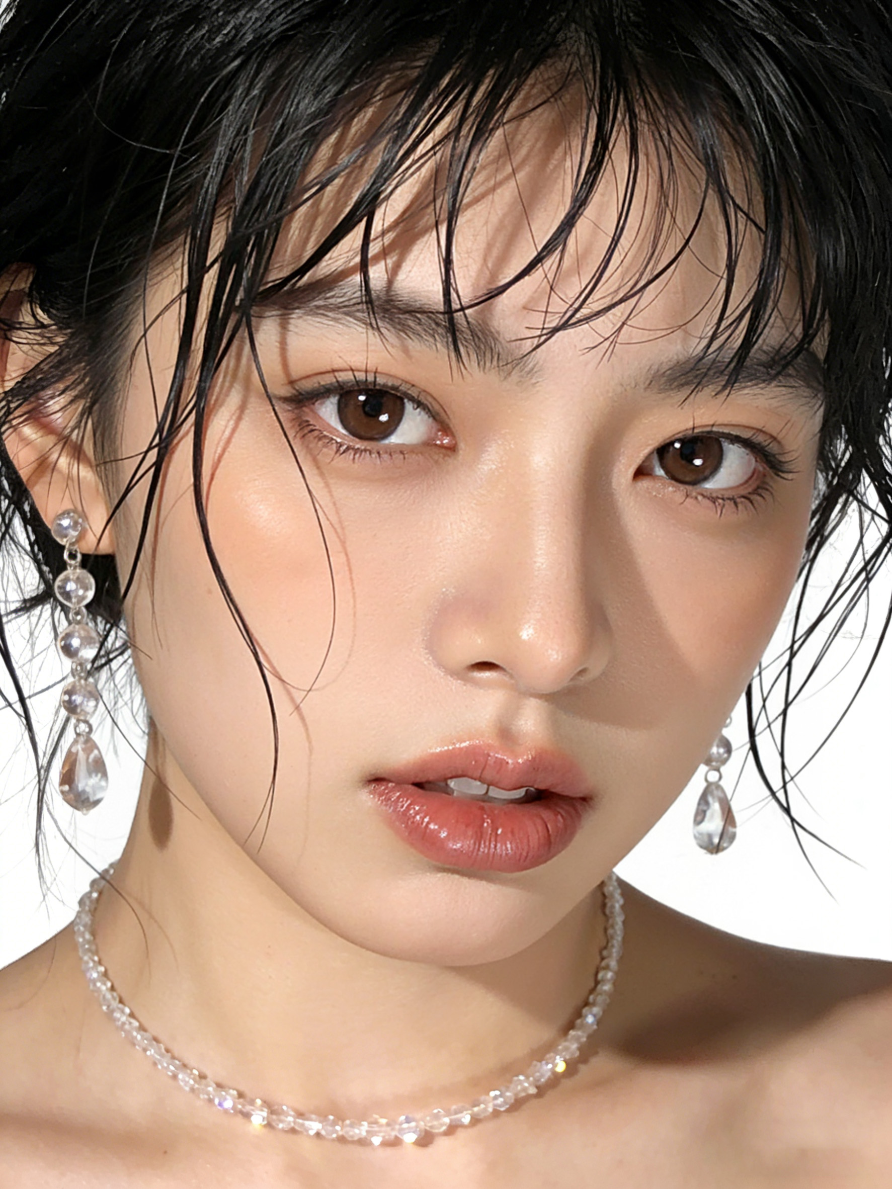 不同光线修图后