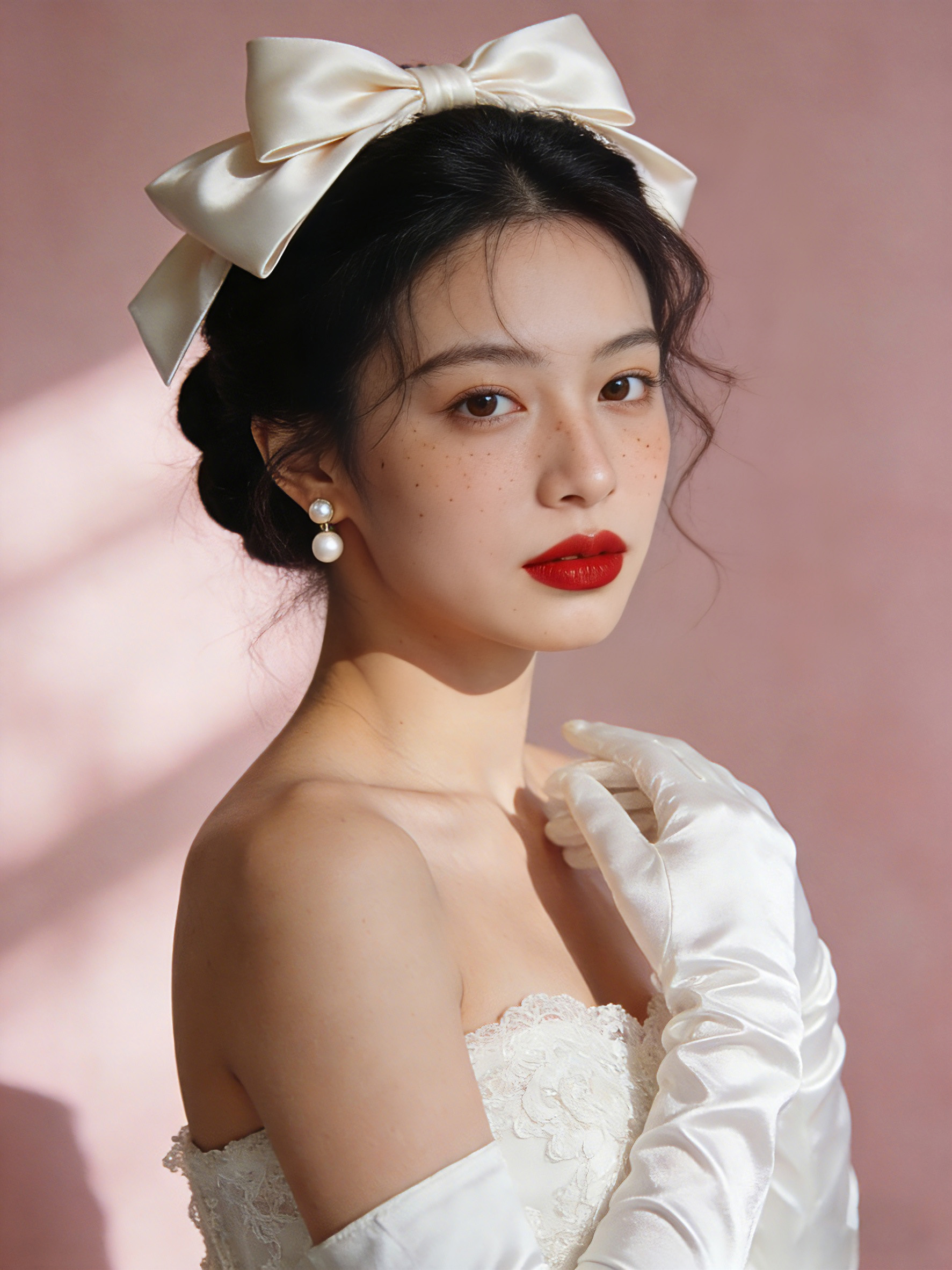 下巴区域修图前