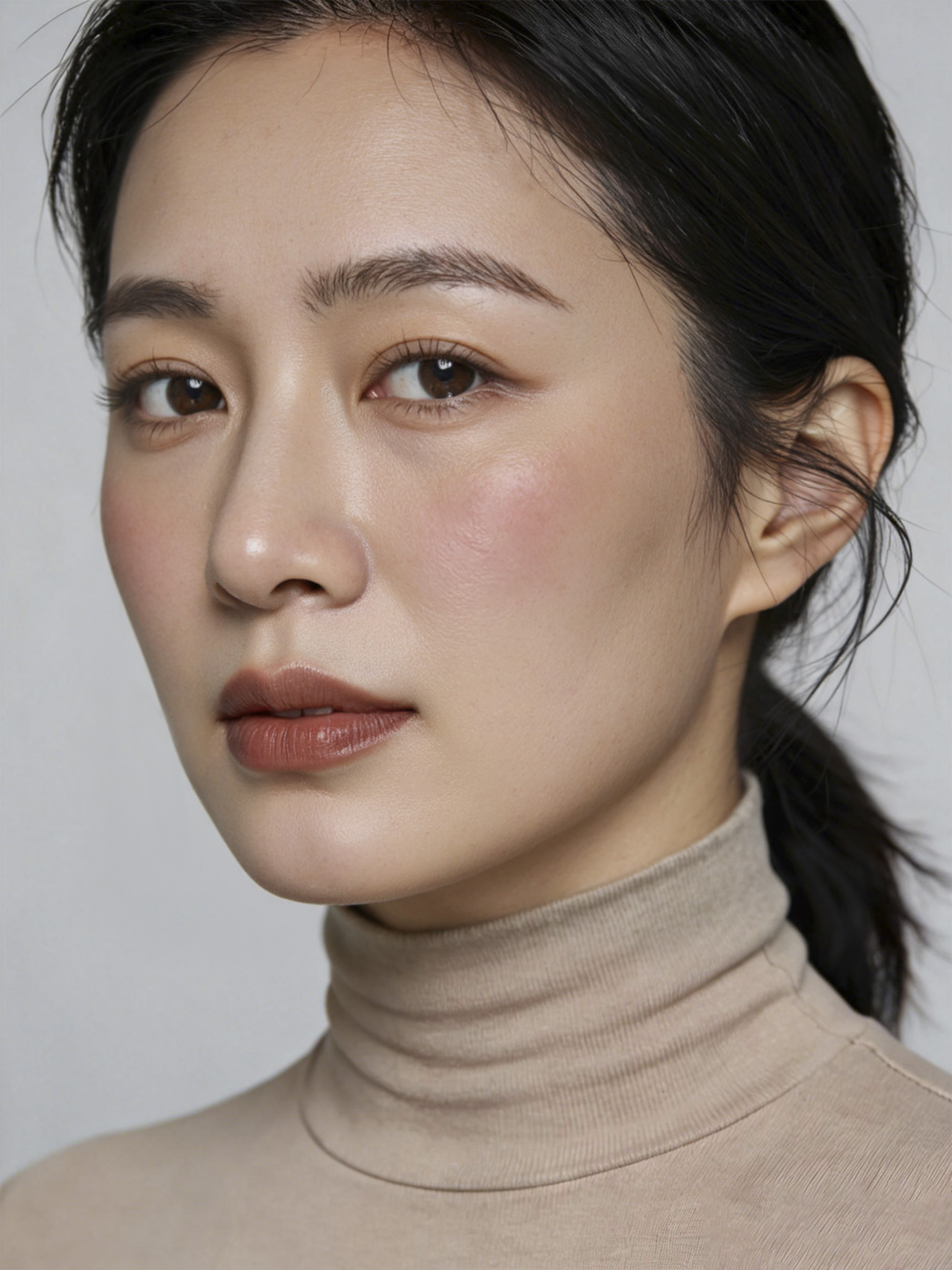 珠宝模特第二组对比修图后