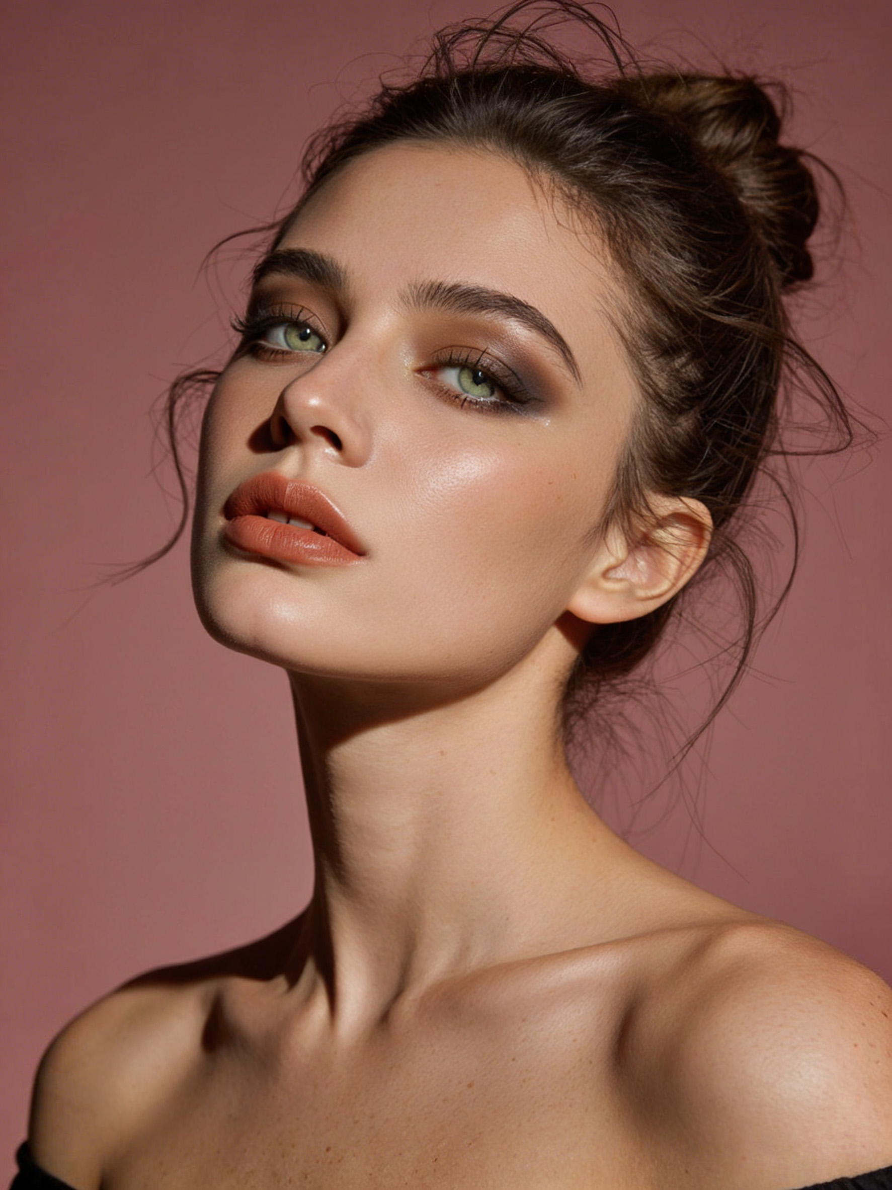 半身人像修图后