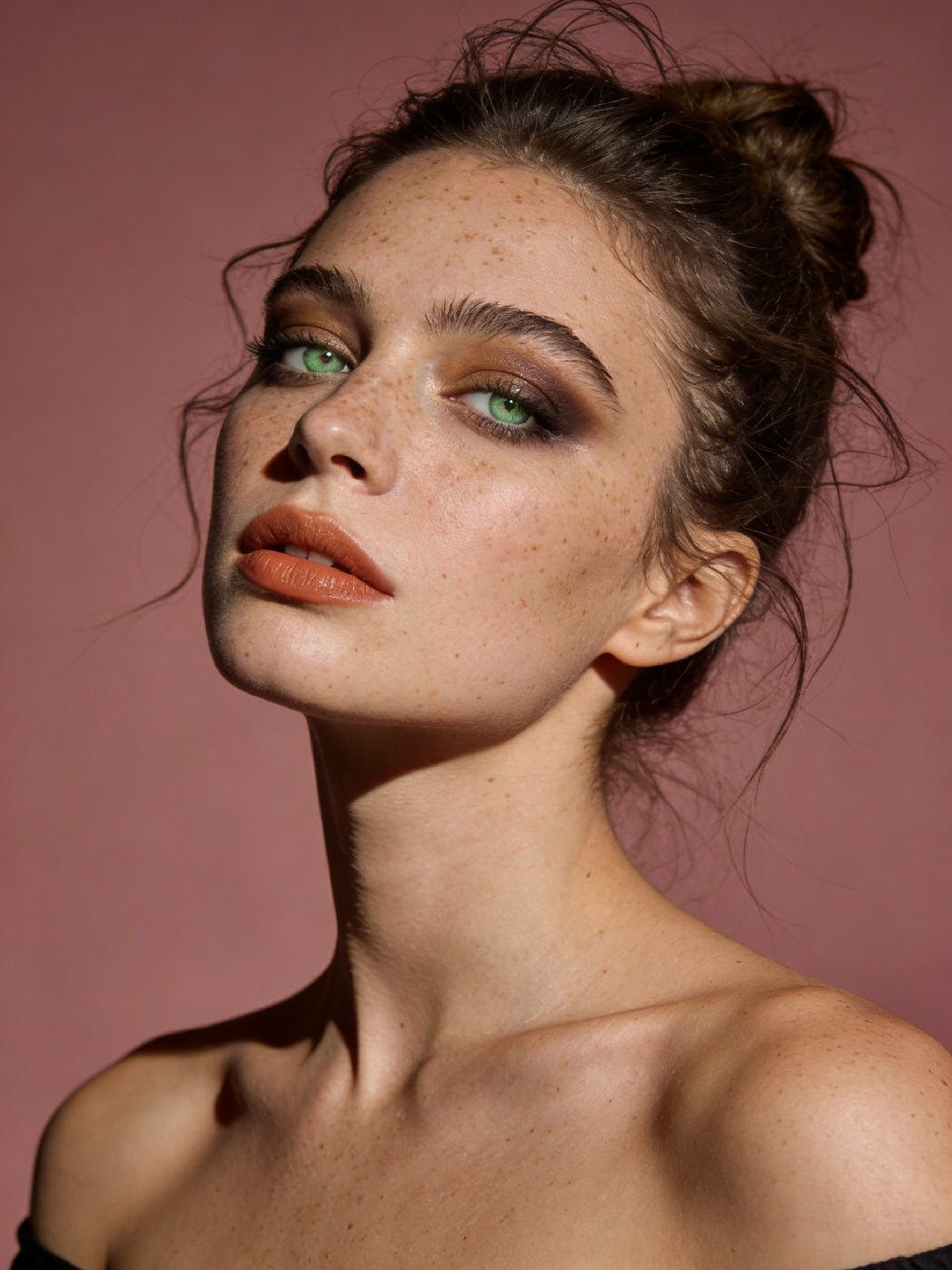 半身人像修图前