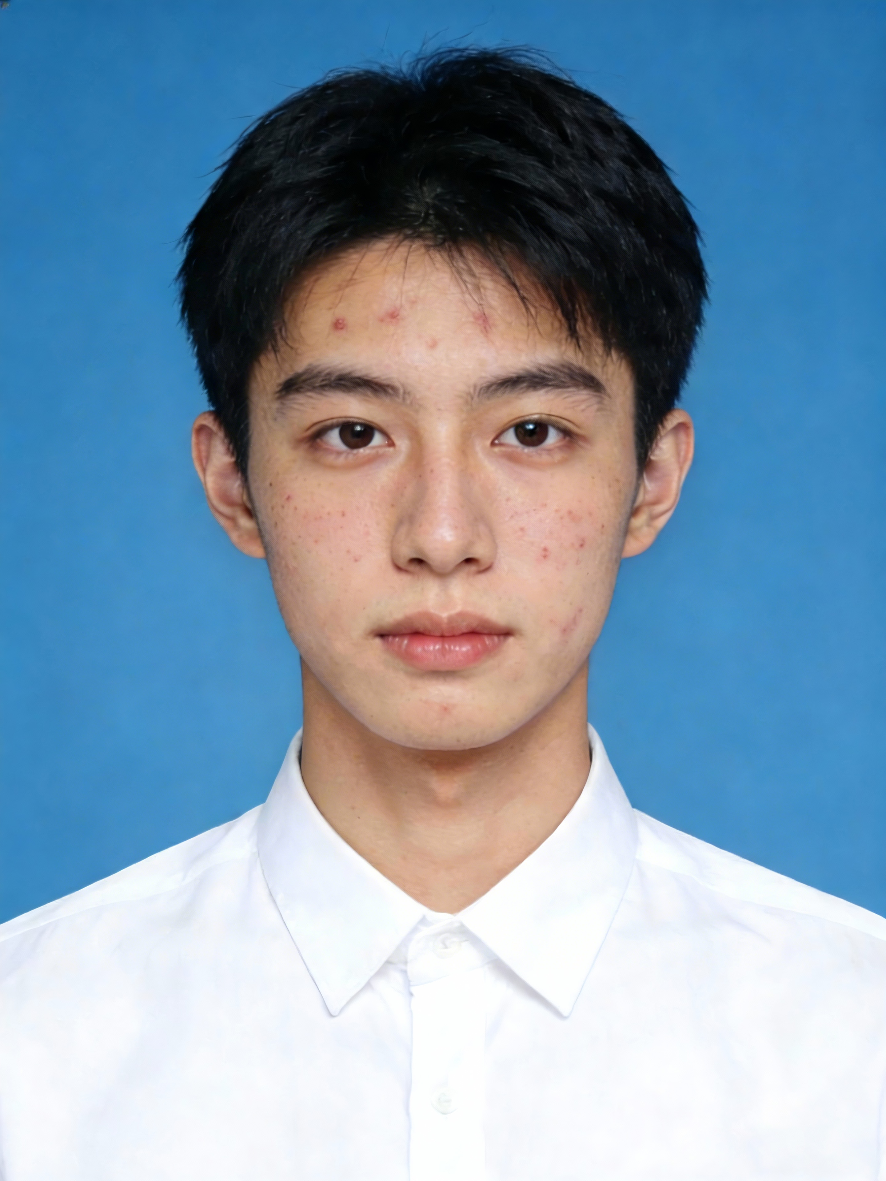 全脸特写修图前