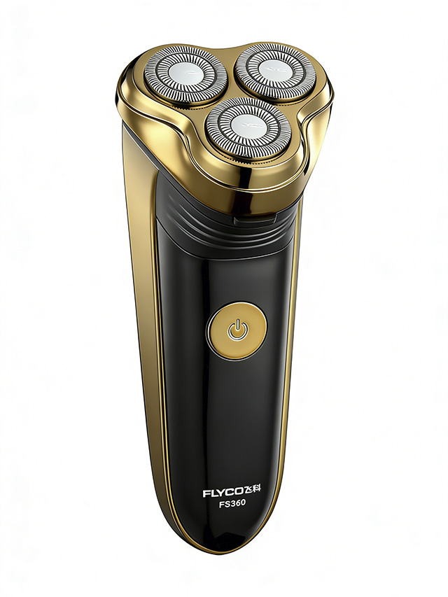 飞科剃须刀精修后金属光泽明显提升