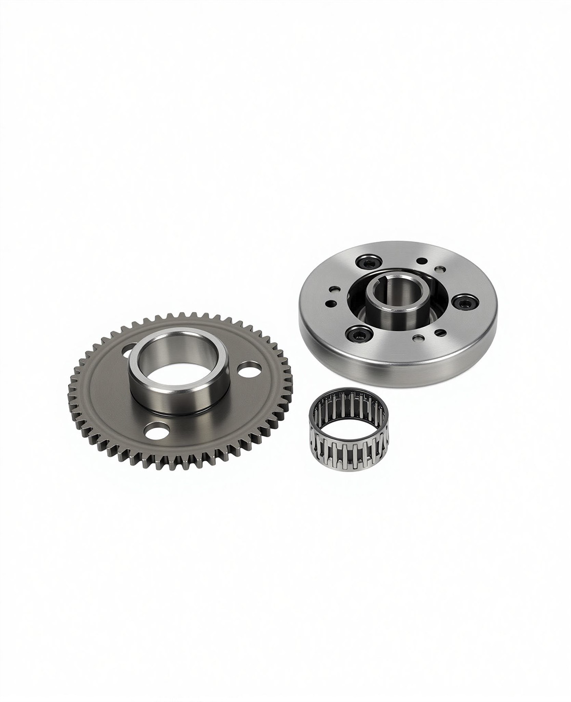 齿轮轴承组件精修后表面光洁细节清晰