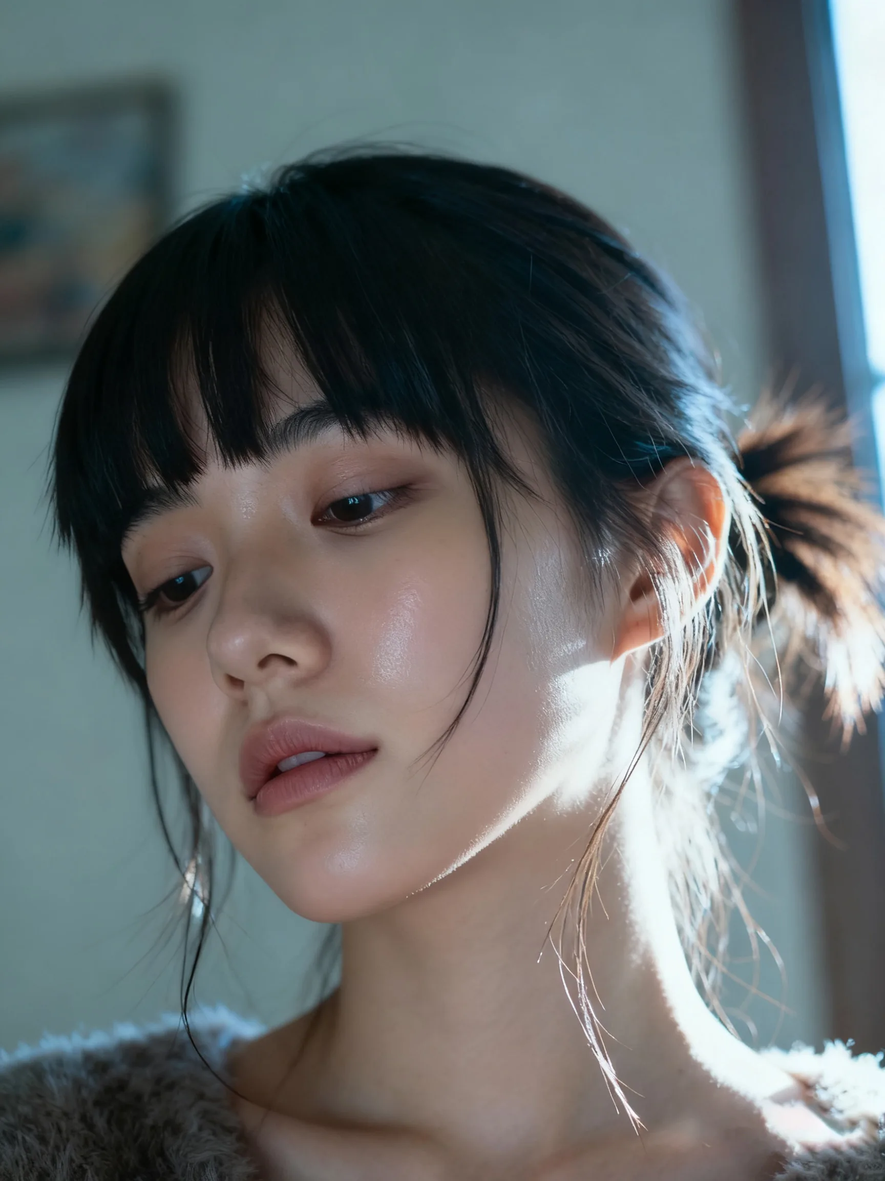 自拍修图后