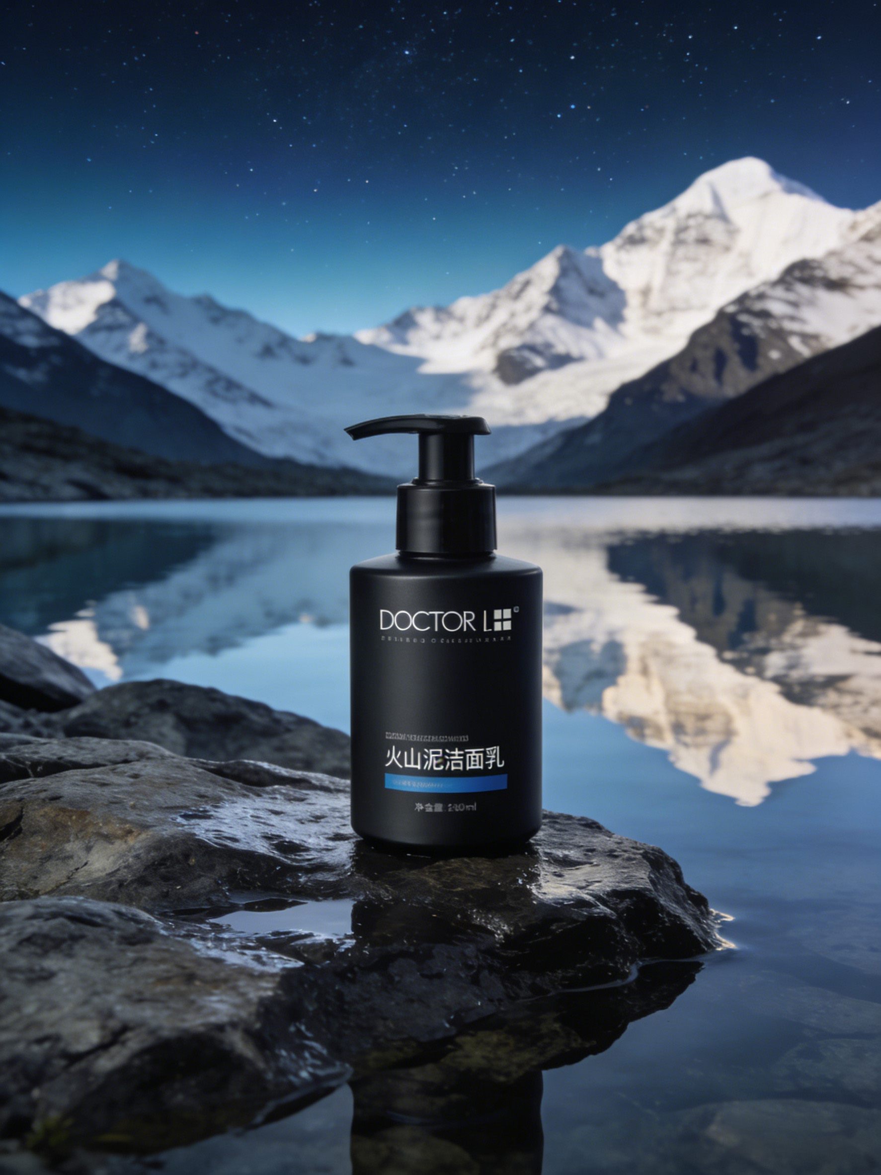 洁面乳迁移到自然光场景效果