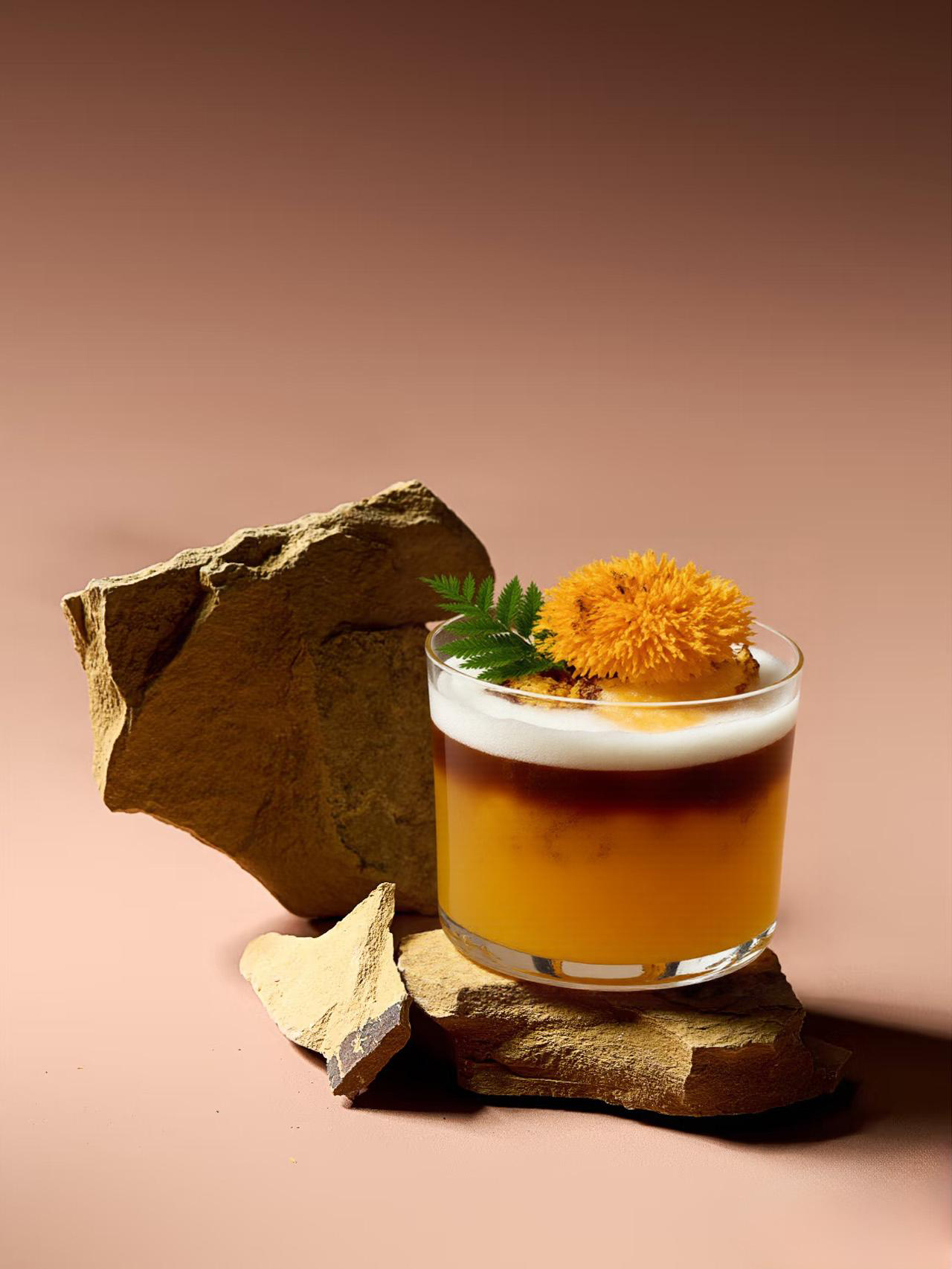 饮品迁移到精致场景后的效果