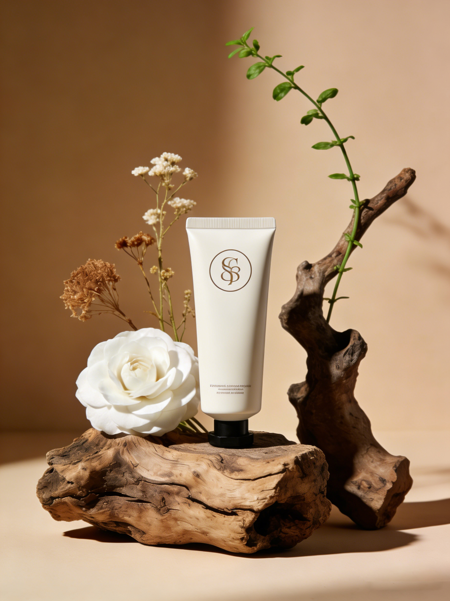 护手霜迁移到场景后效果自然