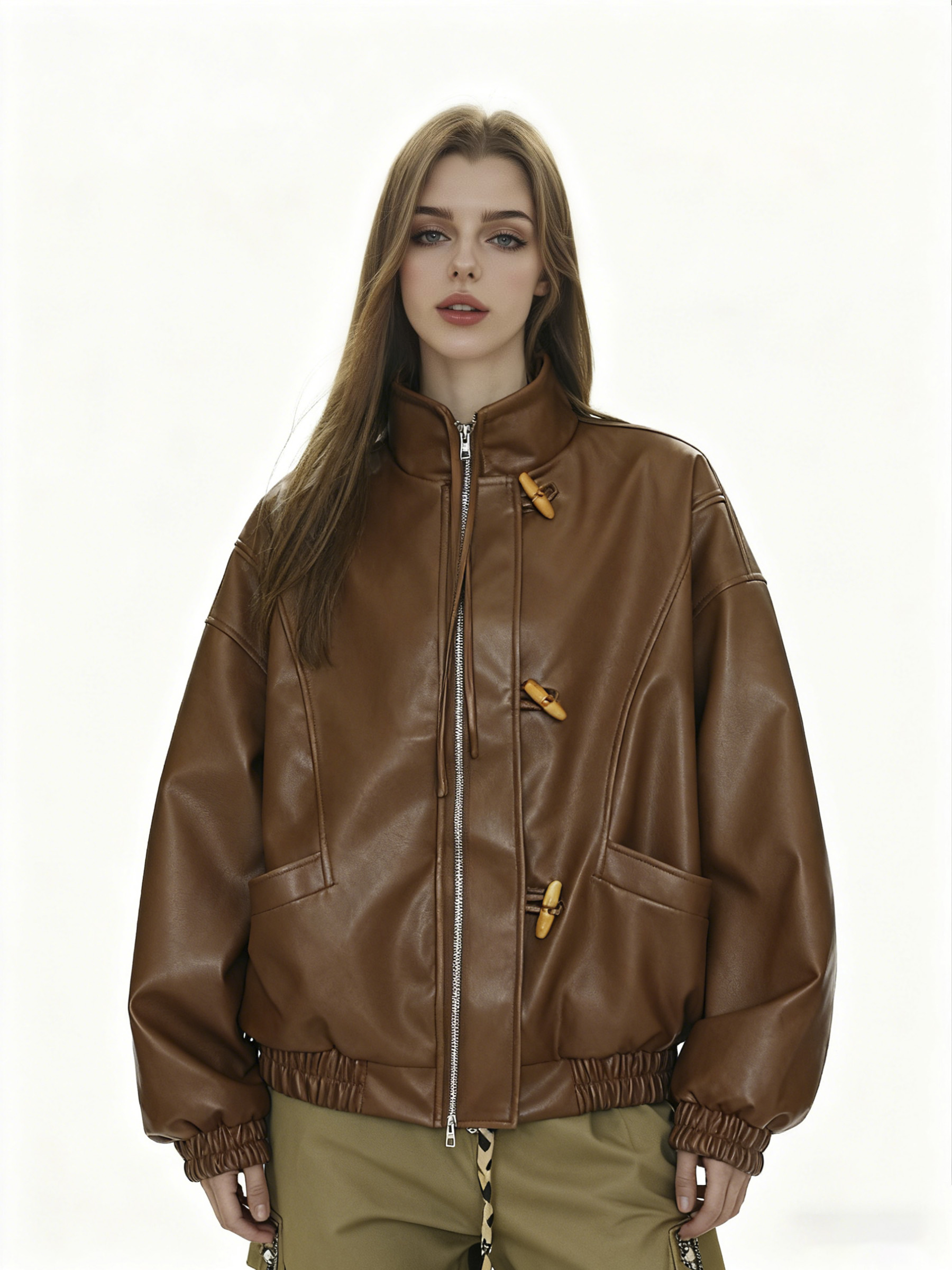 第三组搭配上身后