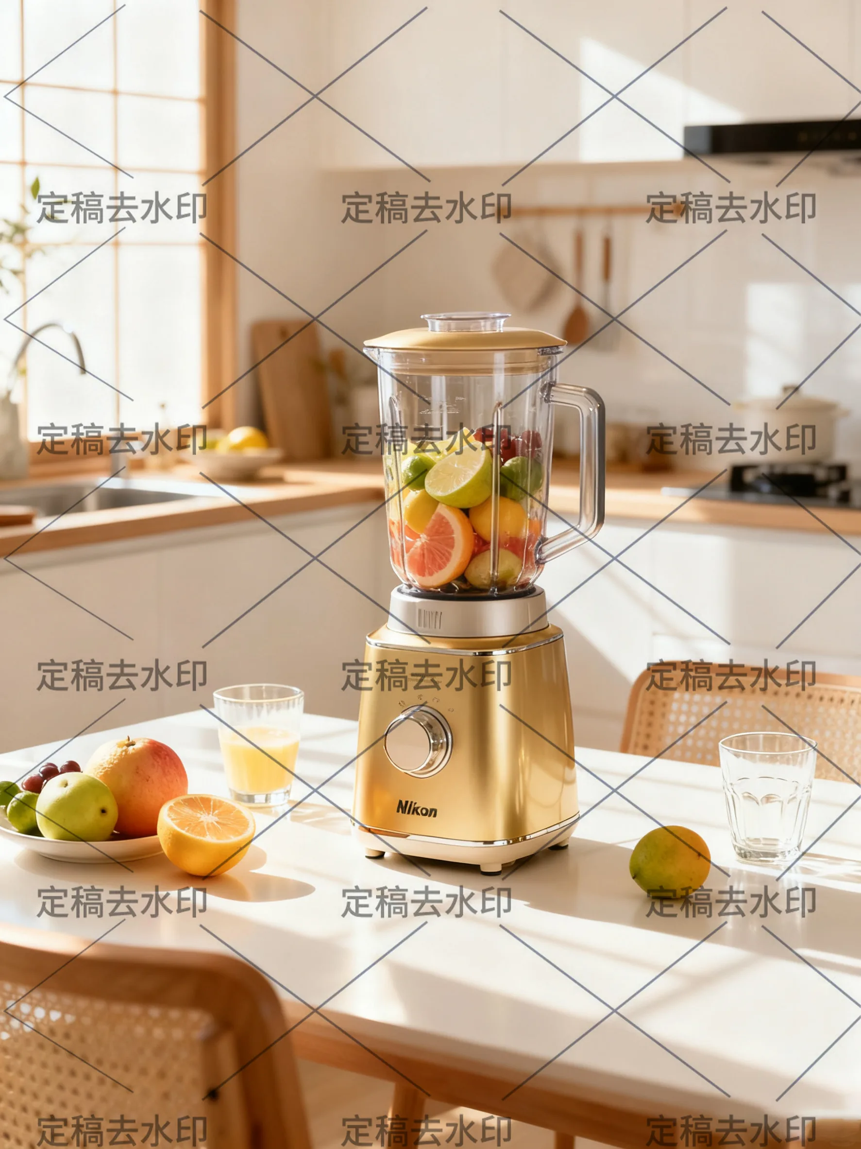带有半透明水印的图片 第二组去水印前