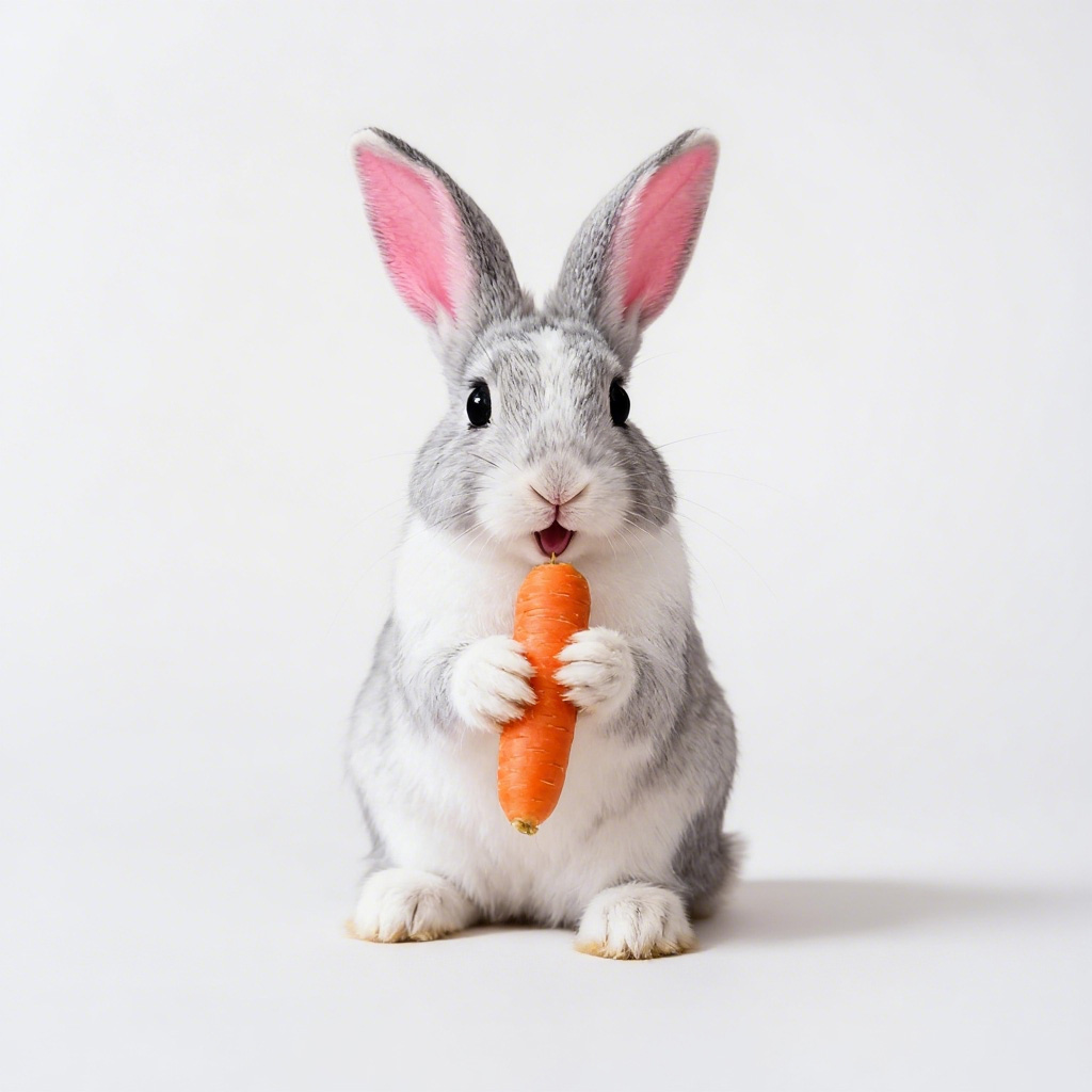 兔子摆件原始素材