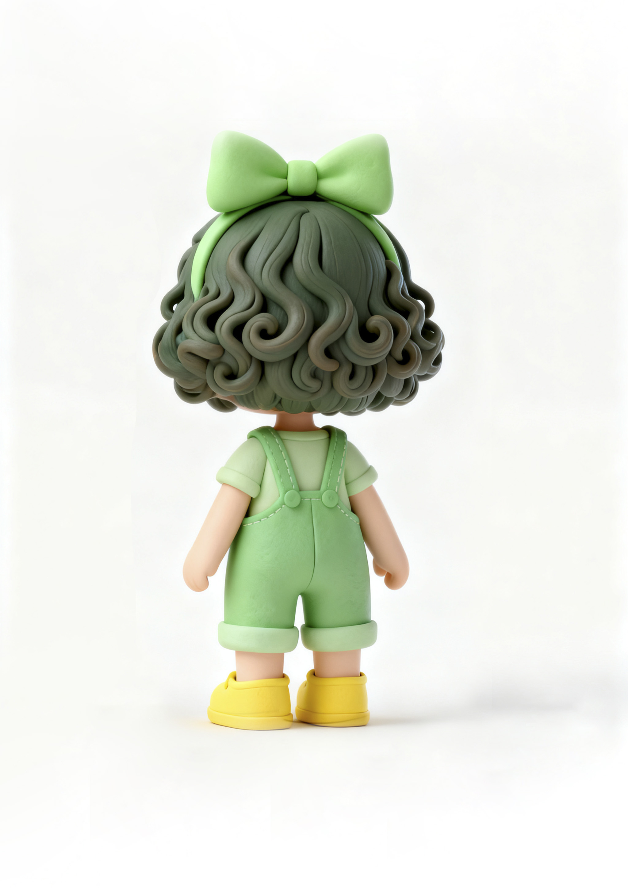 女孩背面生成结果