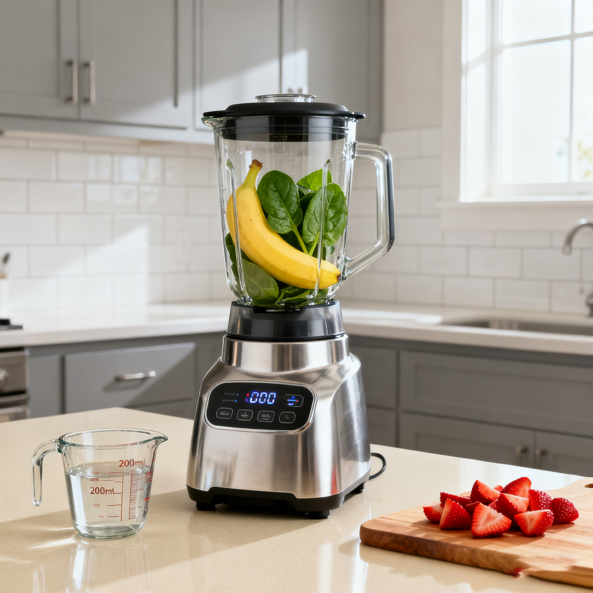 破壁机融入厨房场景后投影自然