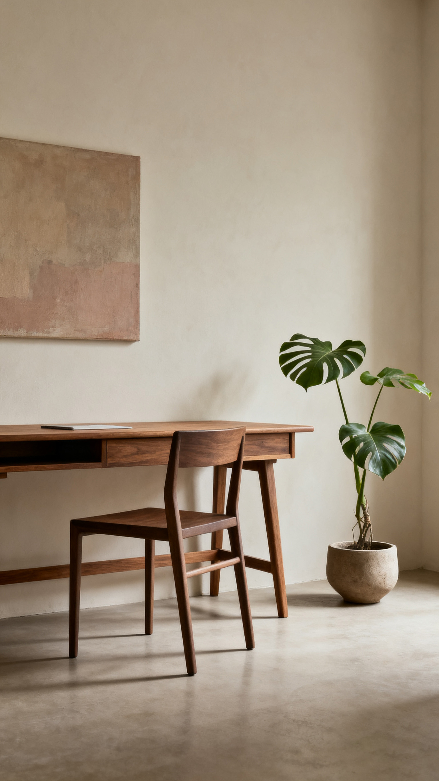 书桌融图后光影自然统一