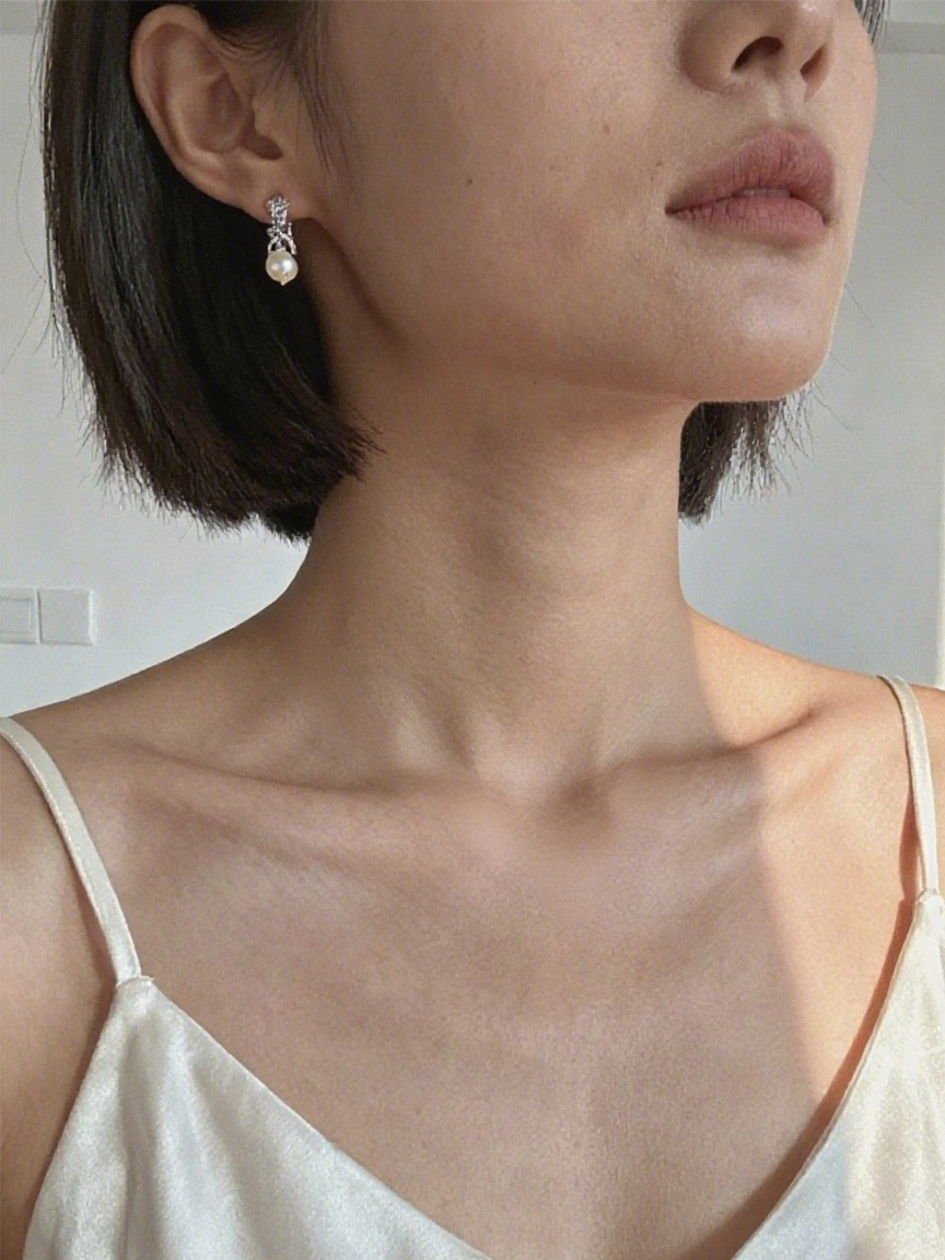 融图前的模特基础照片