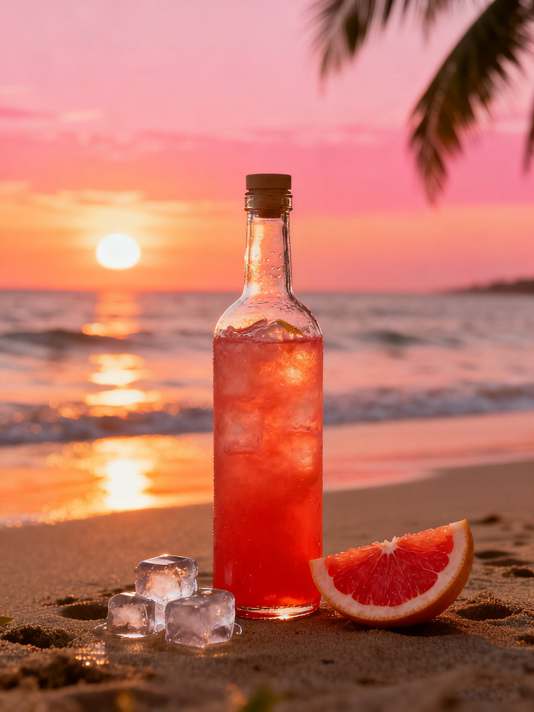 香水在另一场景中溶图后