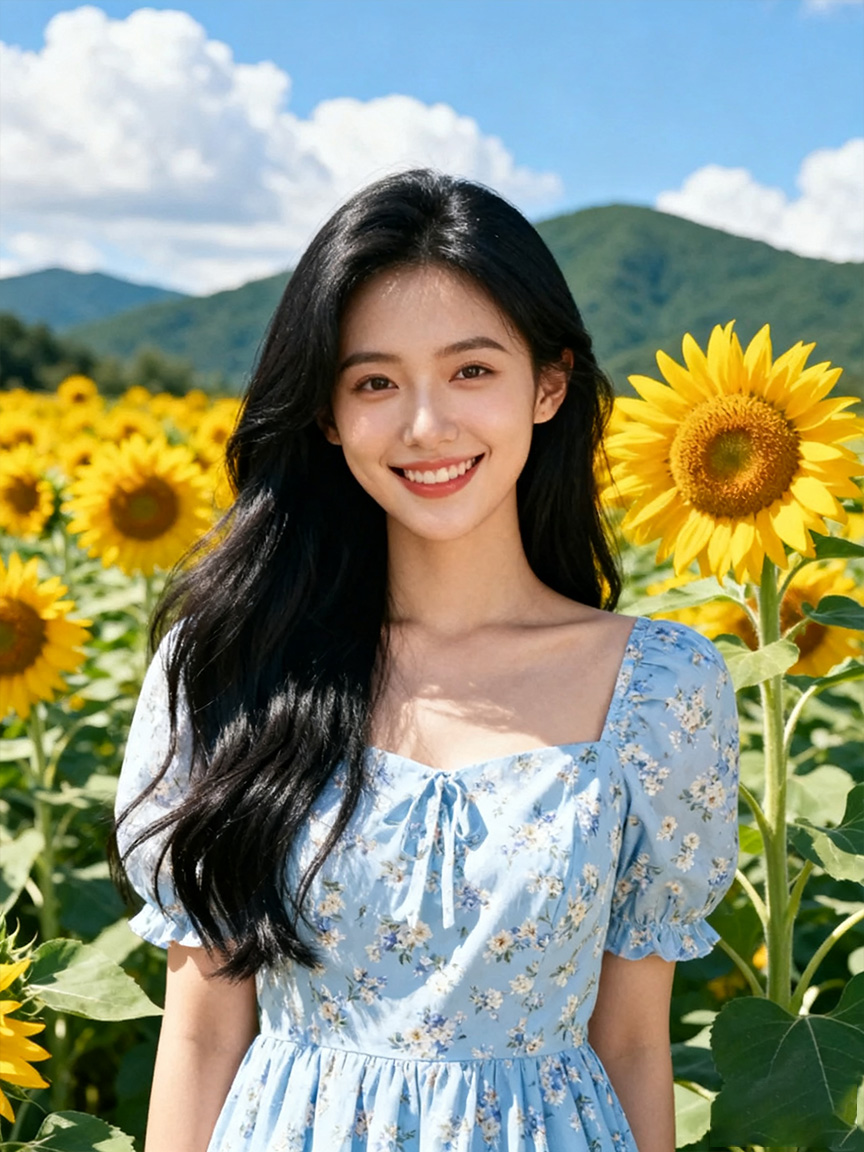 人像换背景后融入新场景