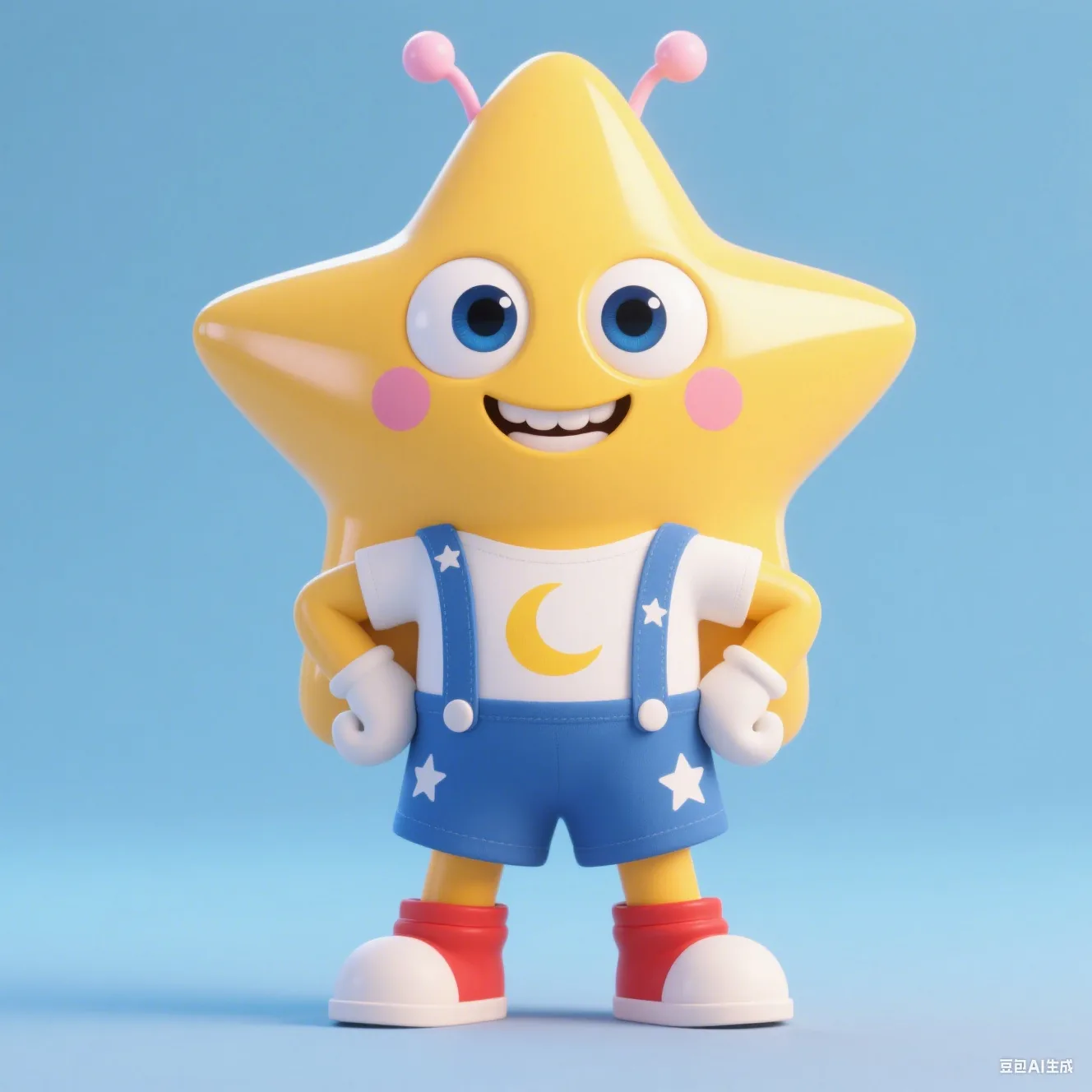 3D化的星星IP形象角色