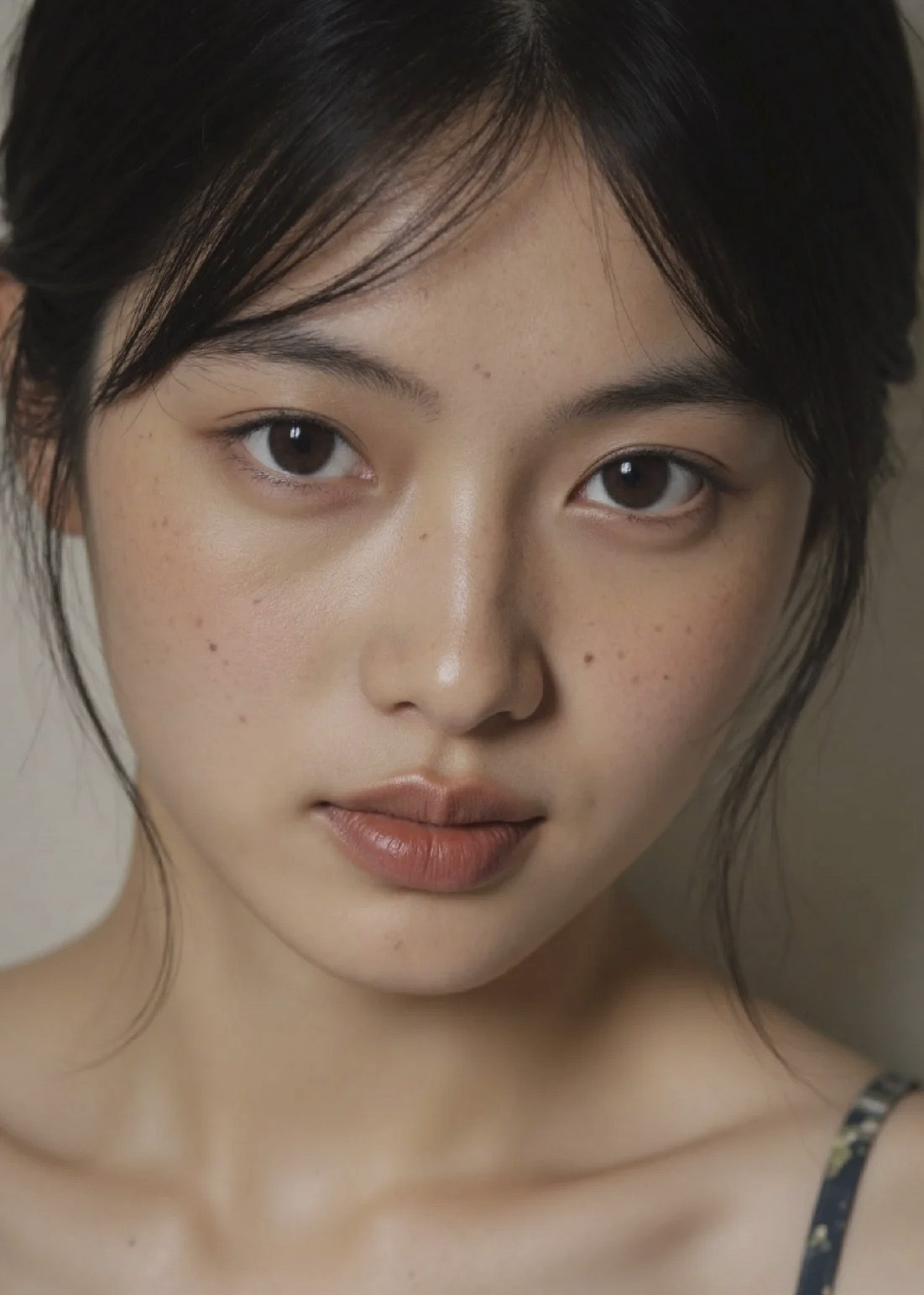 另一人像在不同光线下修图前