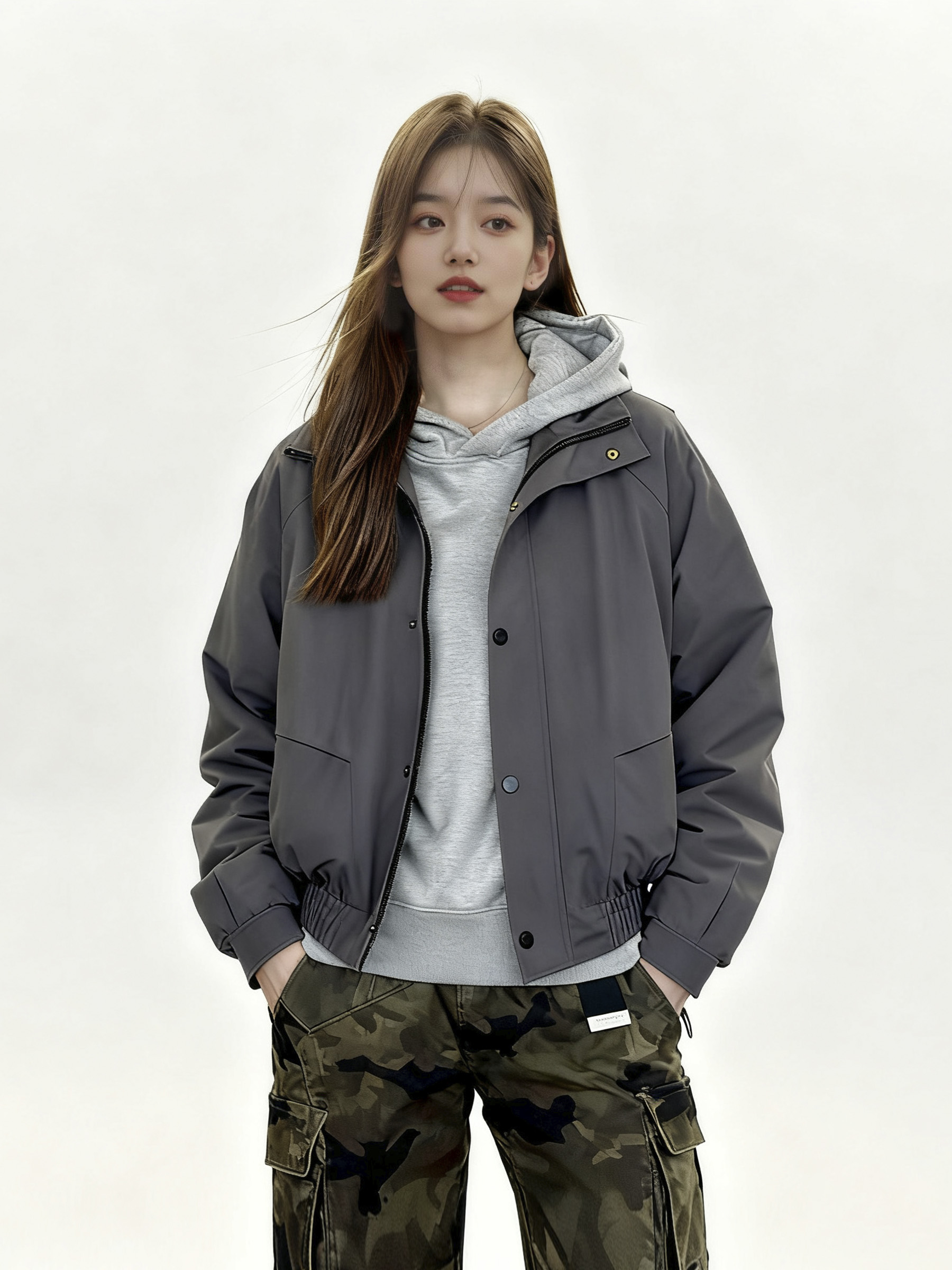 另一款服装上身前