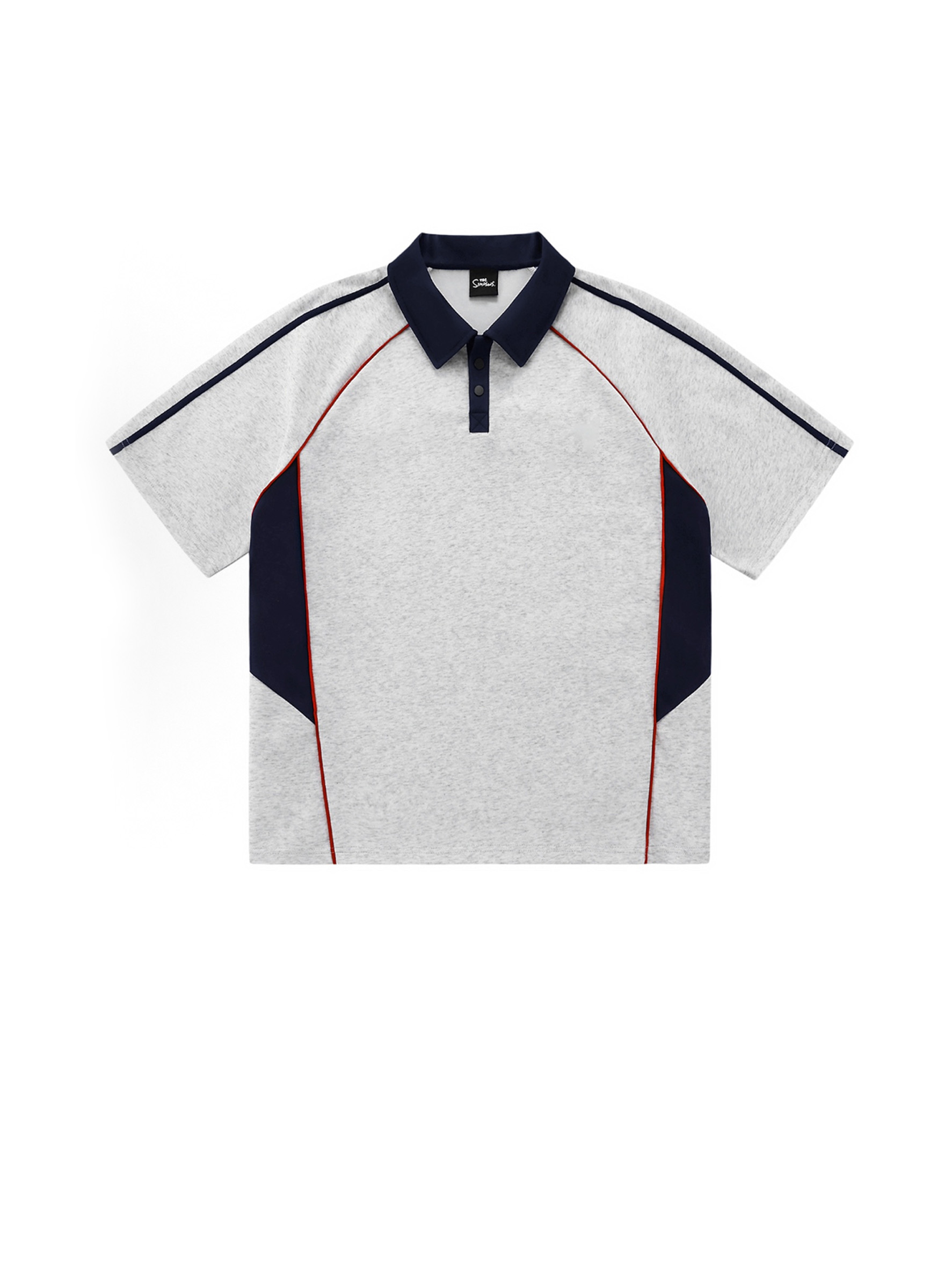 短袖白底平铺图