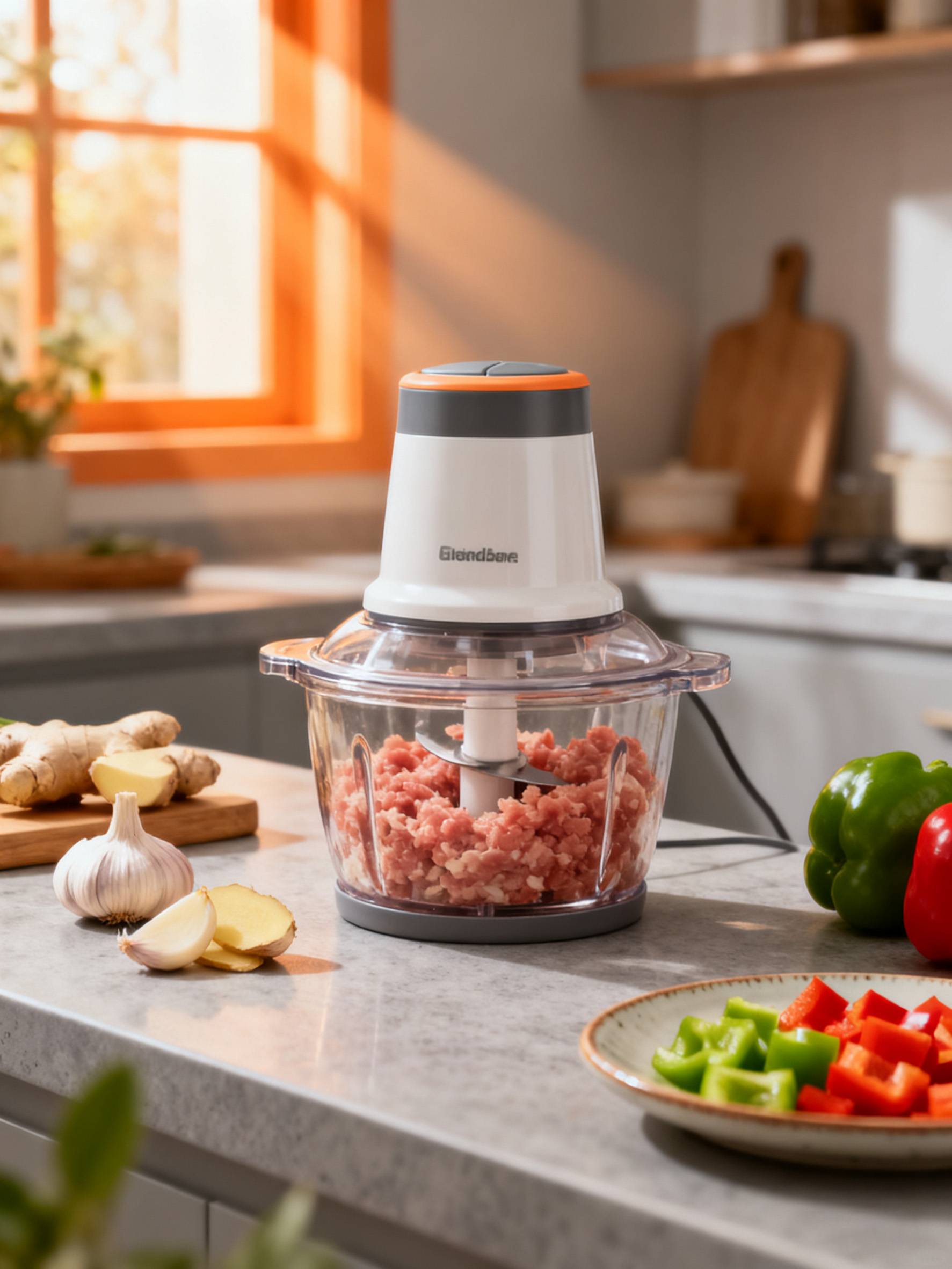 厨房绞肉机场景图带水印标识