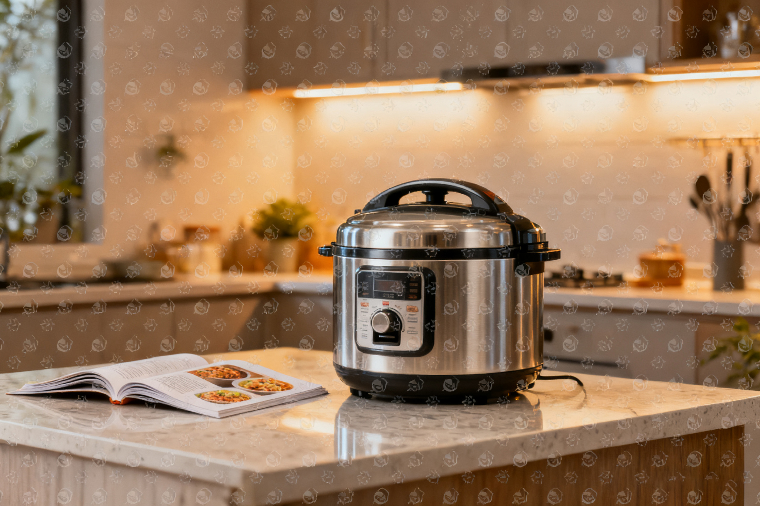 电饭锅带水印照片