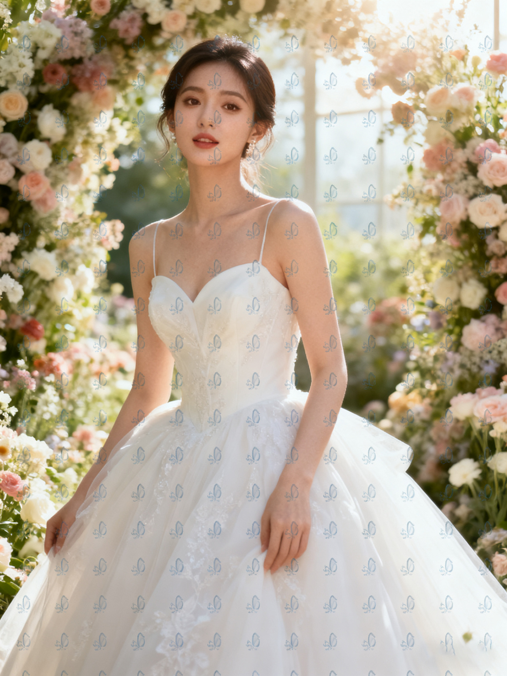 婚纱照满屏水印