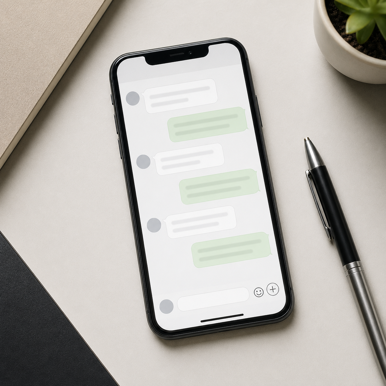 客户聊天反馈界面示意 mockup