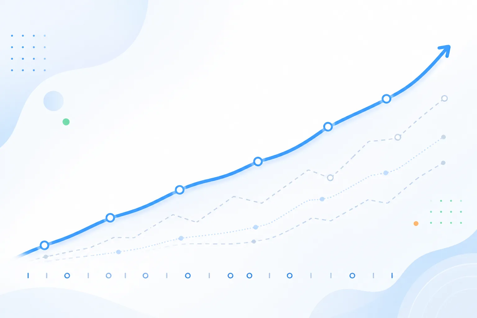 行业上升趋势示意