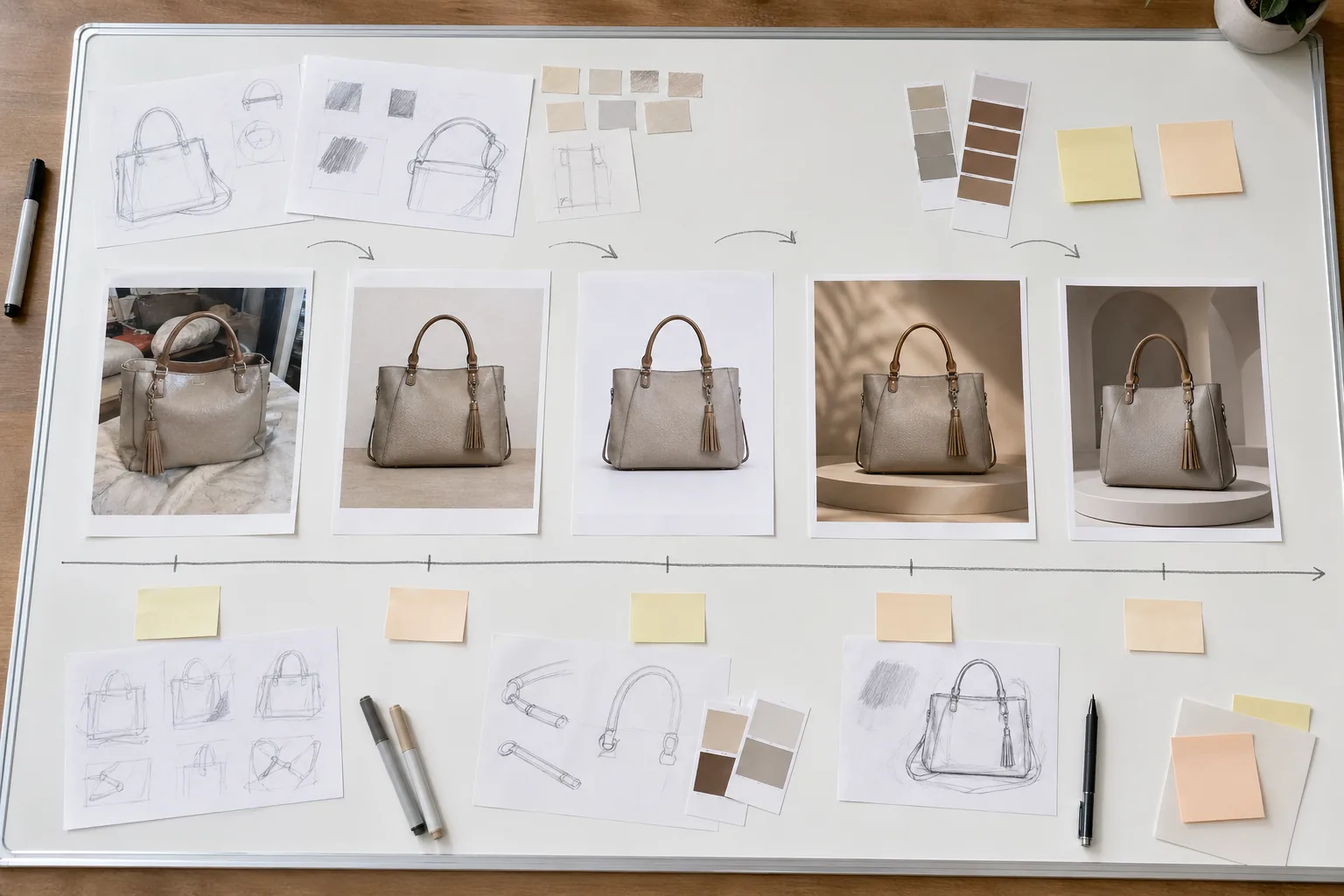 信任演化时间线 hero 图：5 个年份节点的视觉信号变化对照，2021 真实感卖家秀 / 2022 美食 / 2023 滤镜被识破 / 2024 AI 进入 / 2025 标识透明化 / 2026 AI 接受度反超