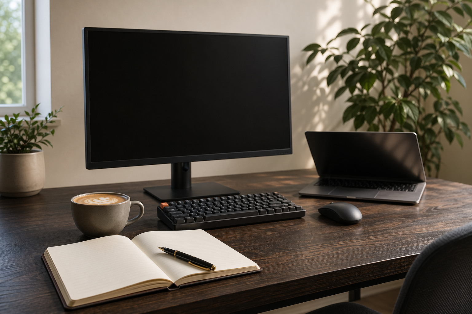 办公桌场景样张