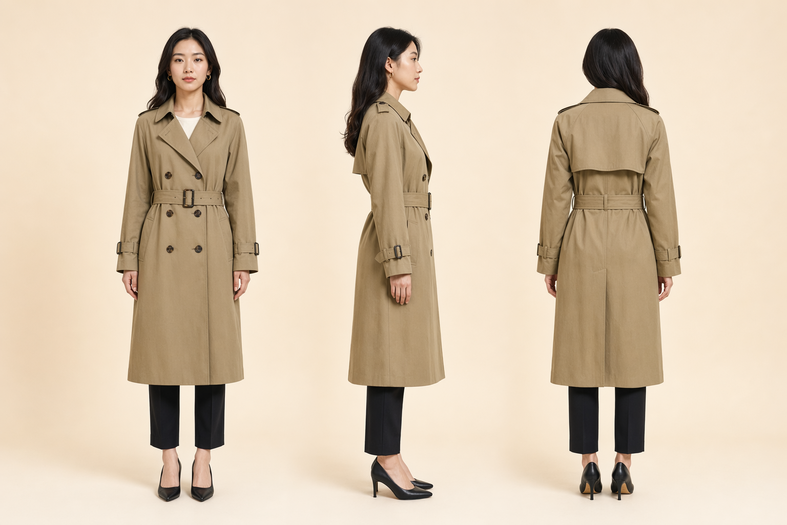 同款外套正侧背三角度