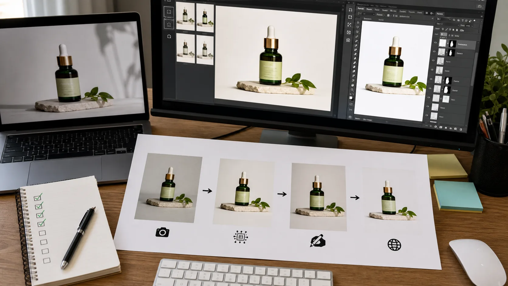 图叮 AI 与 Photoshop 生成式填充在商品图交付流程中的分工对比