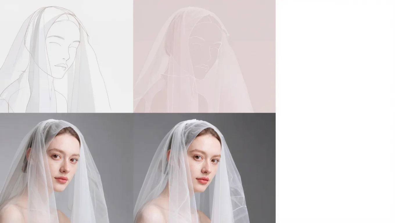 快速选择与Adobe Photoshop 抠图 插件婚纱效果对比