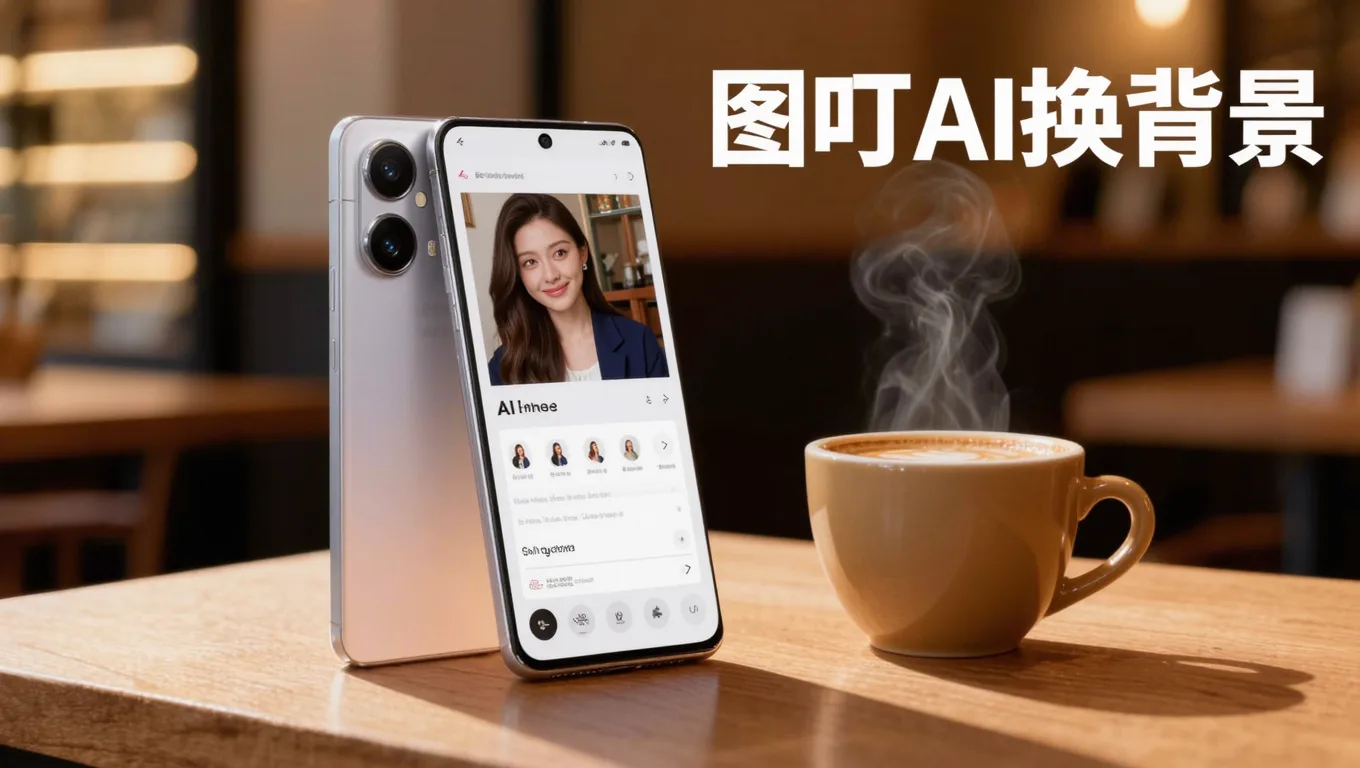 AI换背景让咖啡馆随手拍变杂志大片
