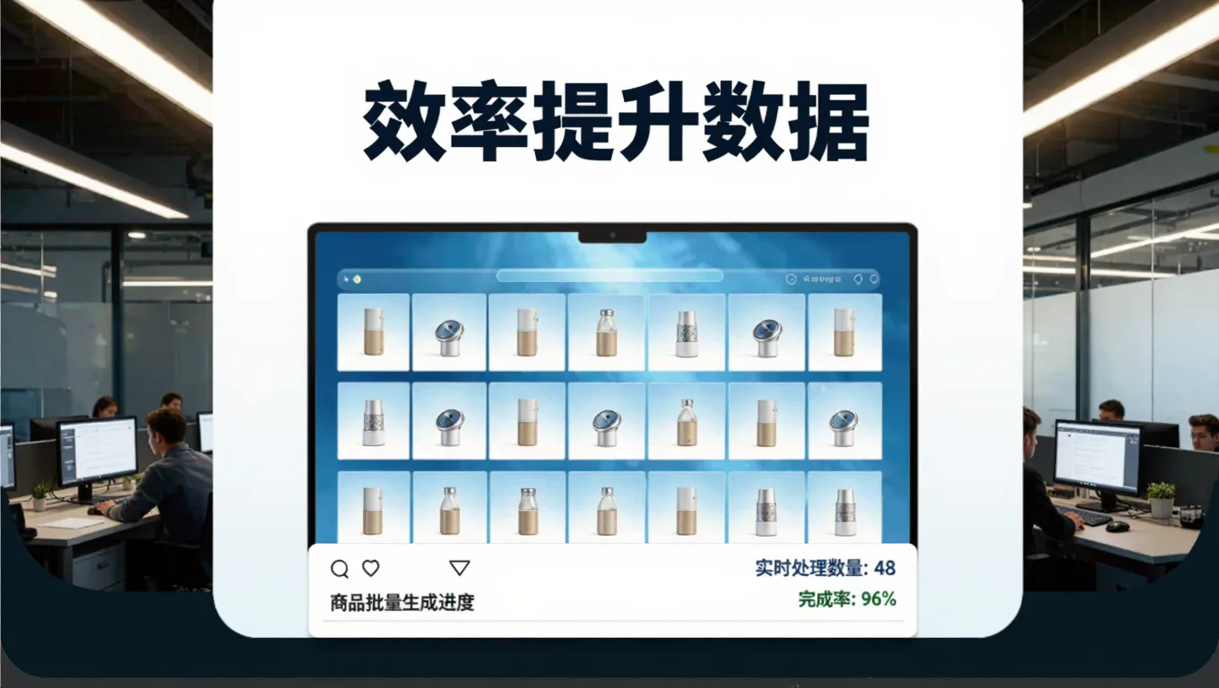 图叮AI批量处理面板同时生成数十张统一风格商品图