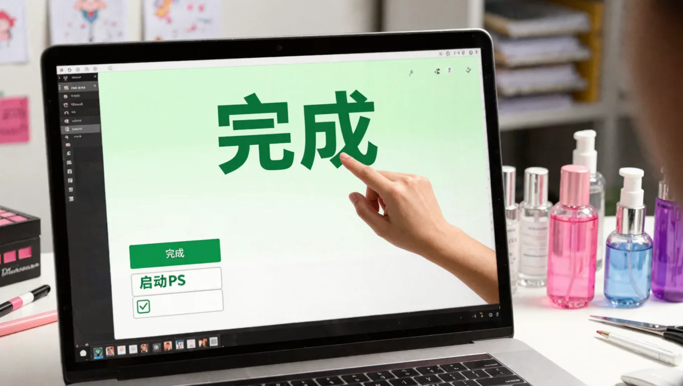 ps ai扩图插件安装完成界面