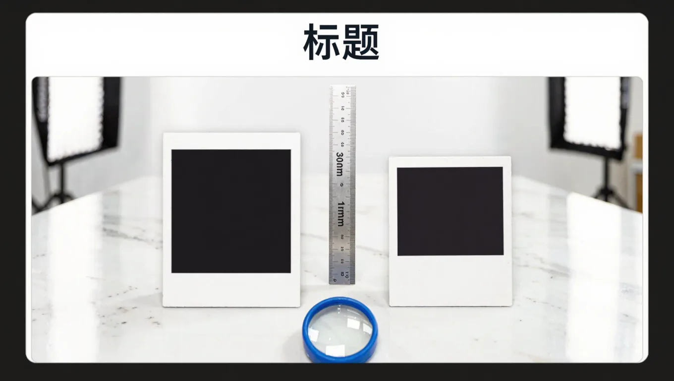 二寸与小一寸照片尺寸对比