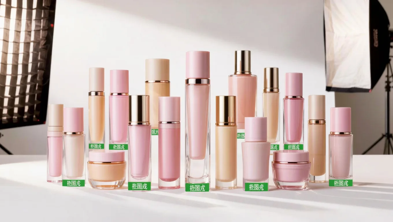 美妆产品批量AI抠图处理结果展示