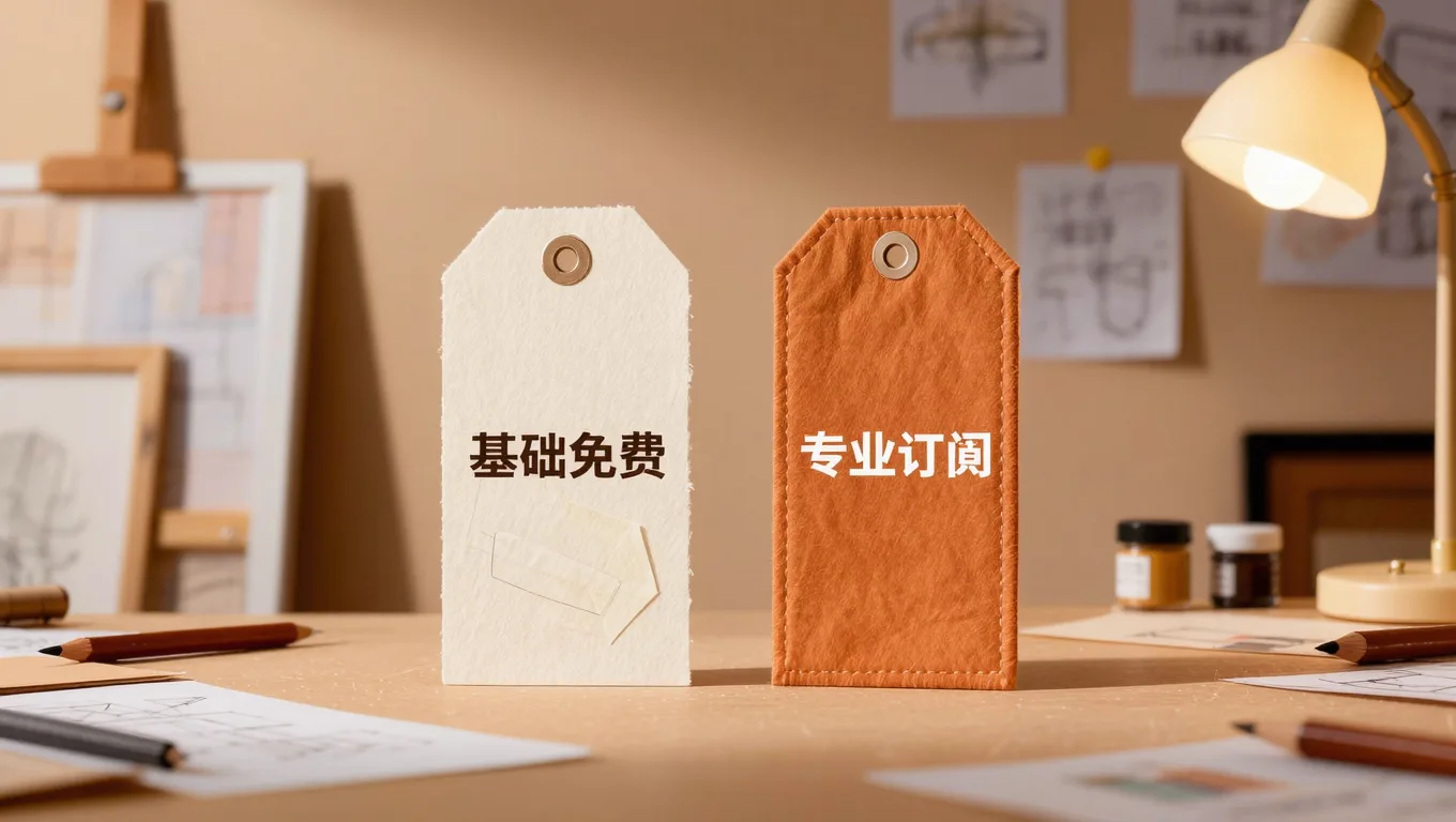 图叮AI基础版与专业版价格标签