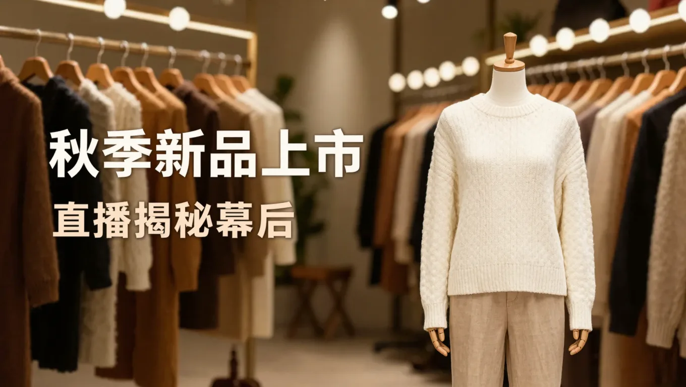 服装直播间使用免费AI生图软件替换模特