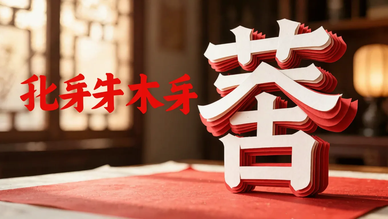 photoshop艺术字插件免费剪纸字效对比