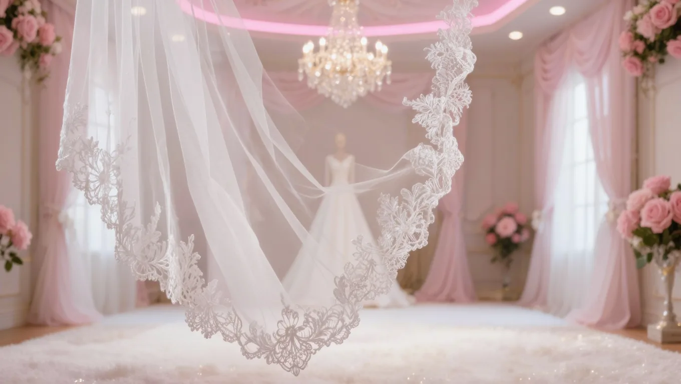 在线AI PS精修婚纱复杂边缘前后对比